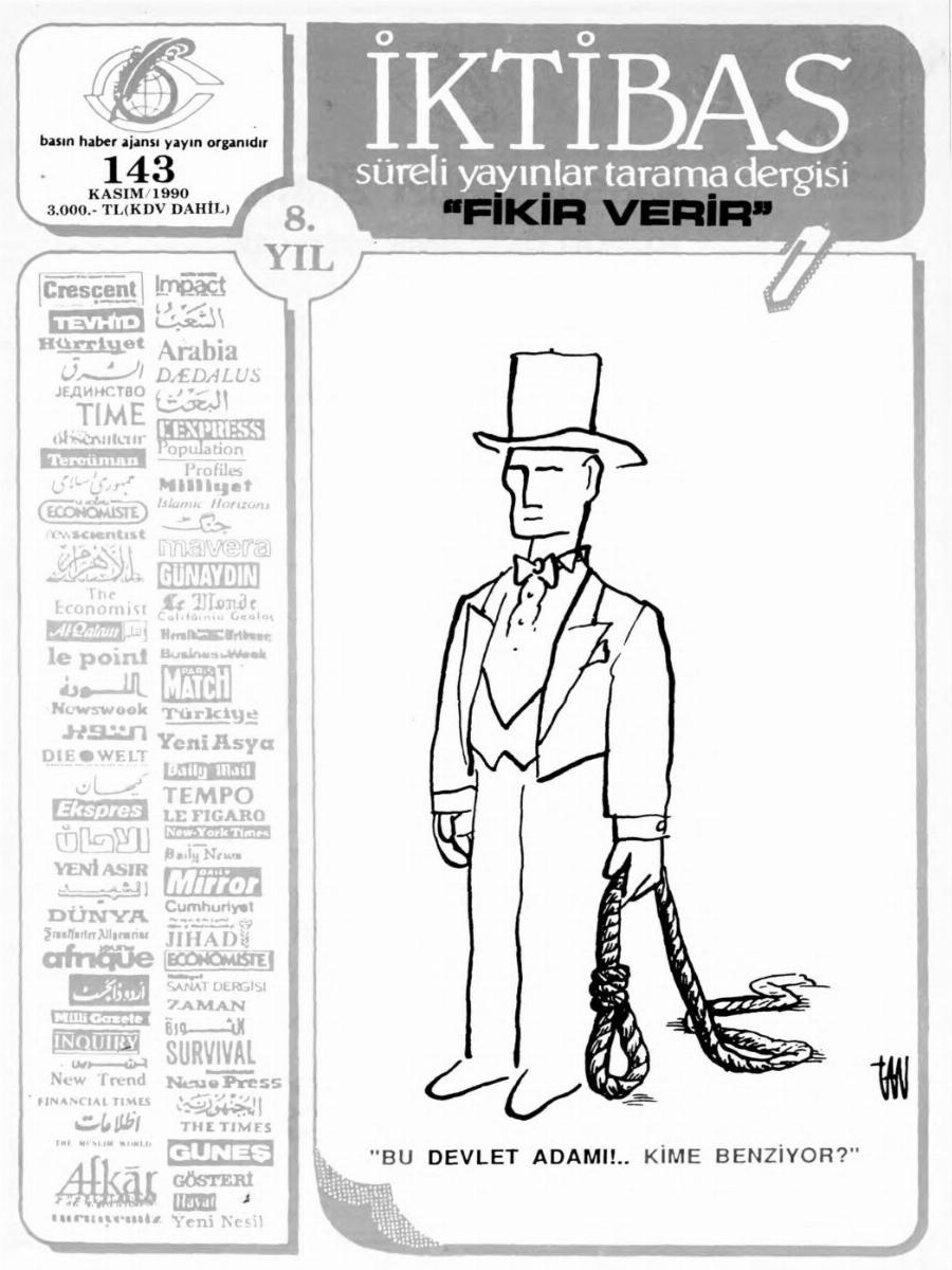 8. Cilt 143. Sayı Kapağı