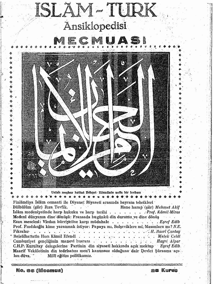 2. Cilt 86. Sayı Kapağı