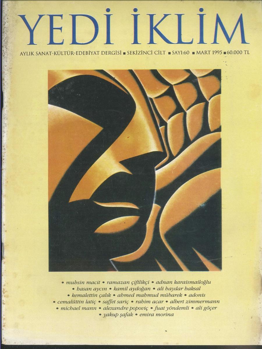 8. Cilt 60. Sayı Kapağı