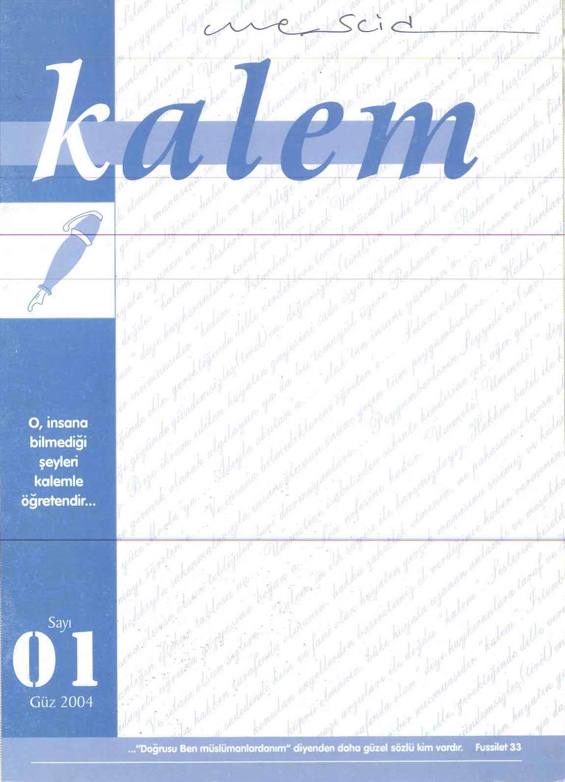 1. Sayı Kapağı