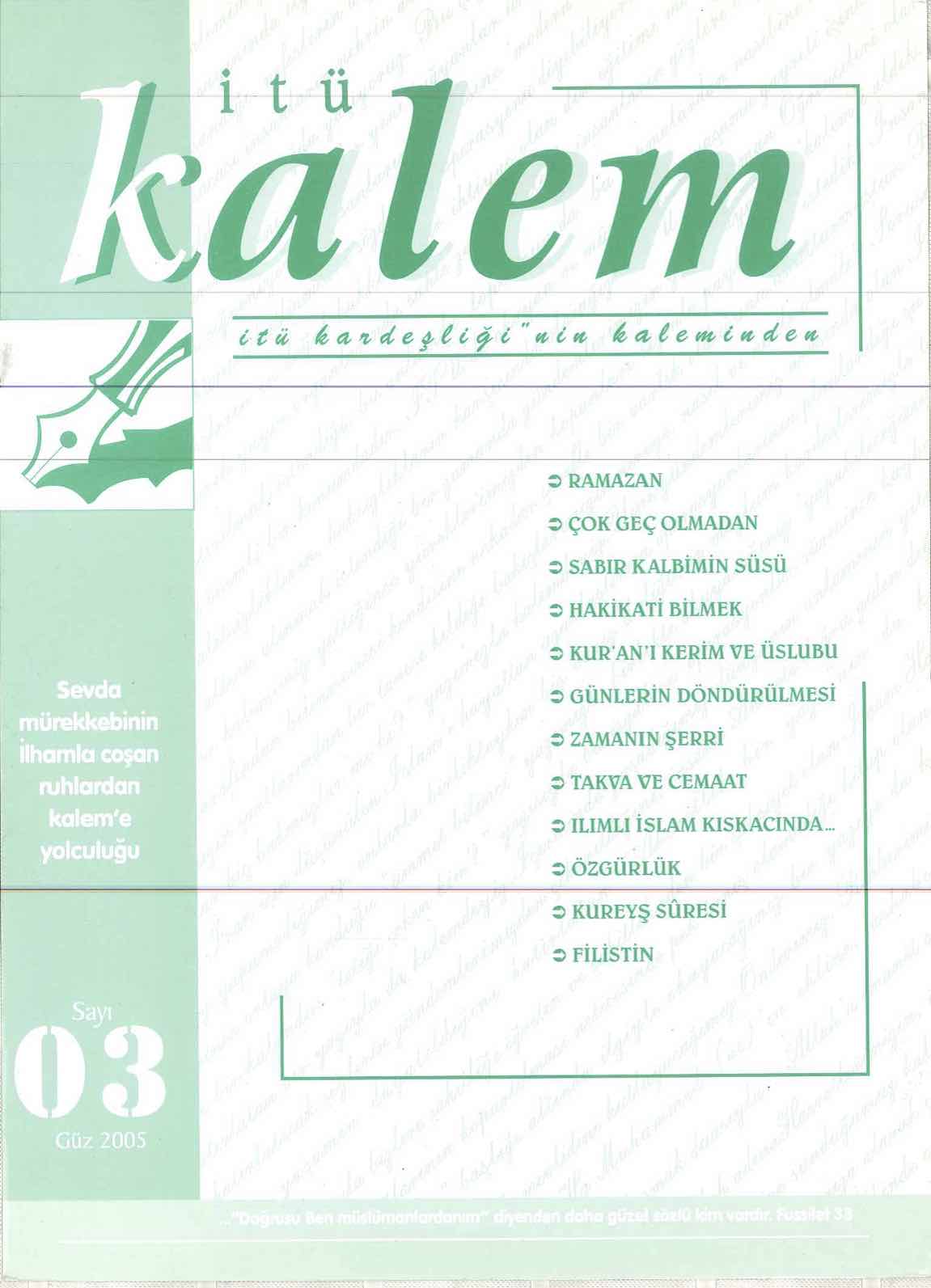 3. Sayı Kapağı