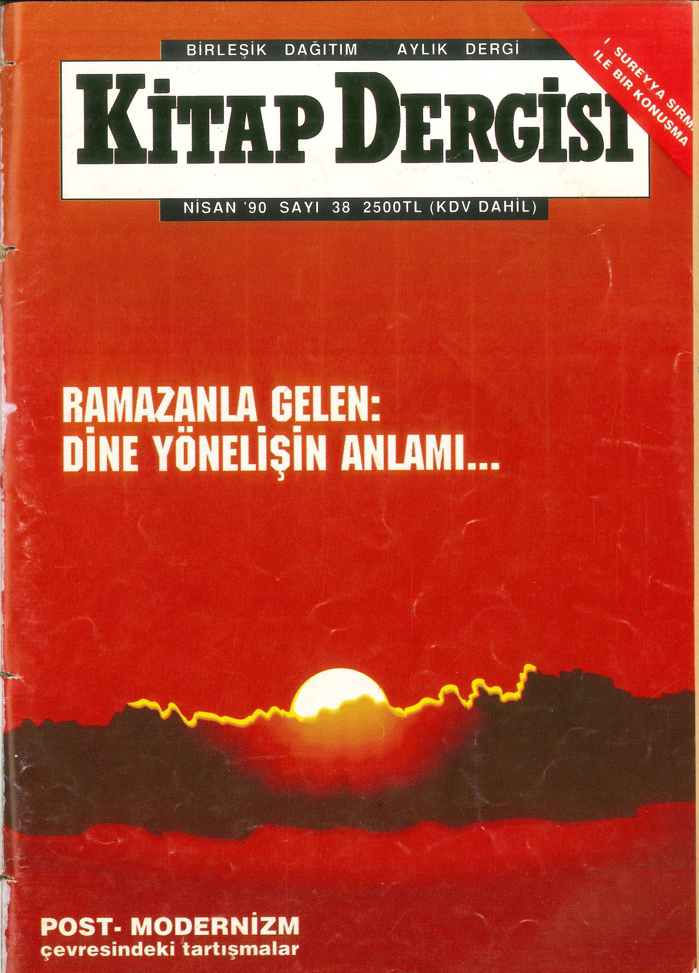 2. Cilt 38. Sayı Kapağı