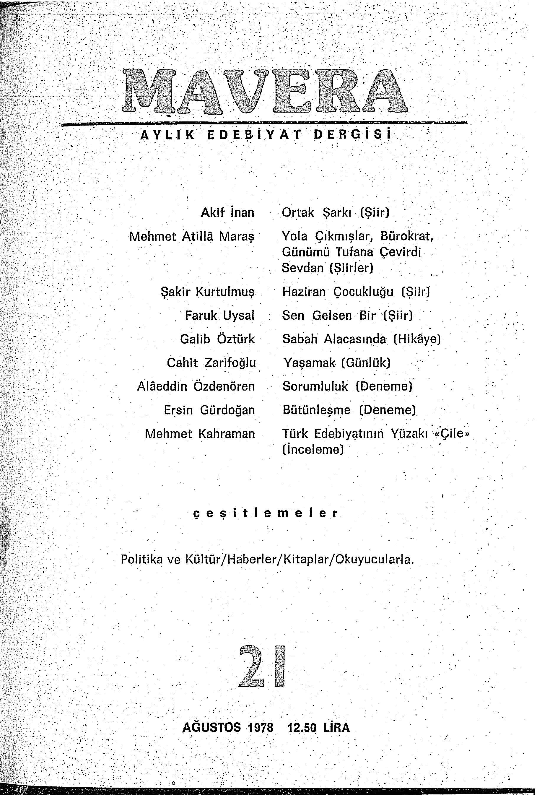 2. Cilt 21. Sayı Kapağı