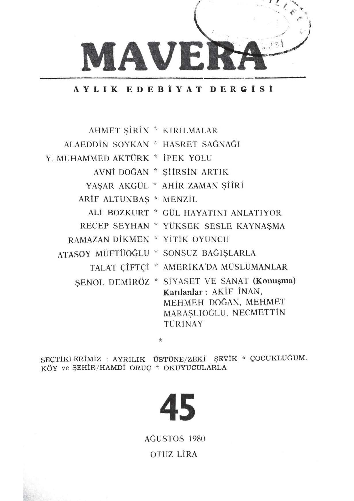 4. Cilt 45. Sayı Kapağı