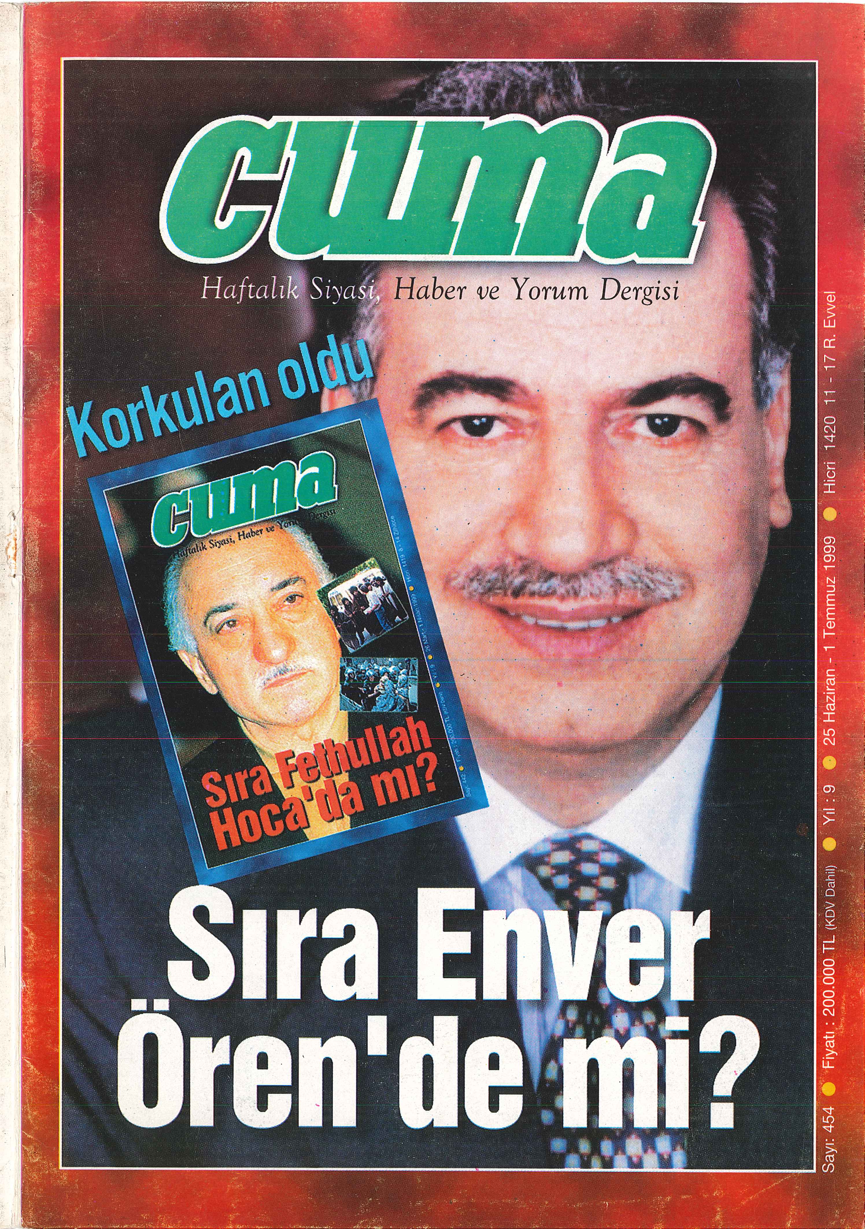 1. Cilt 454. Sayı Kapağı