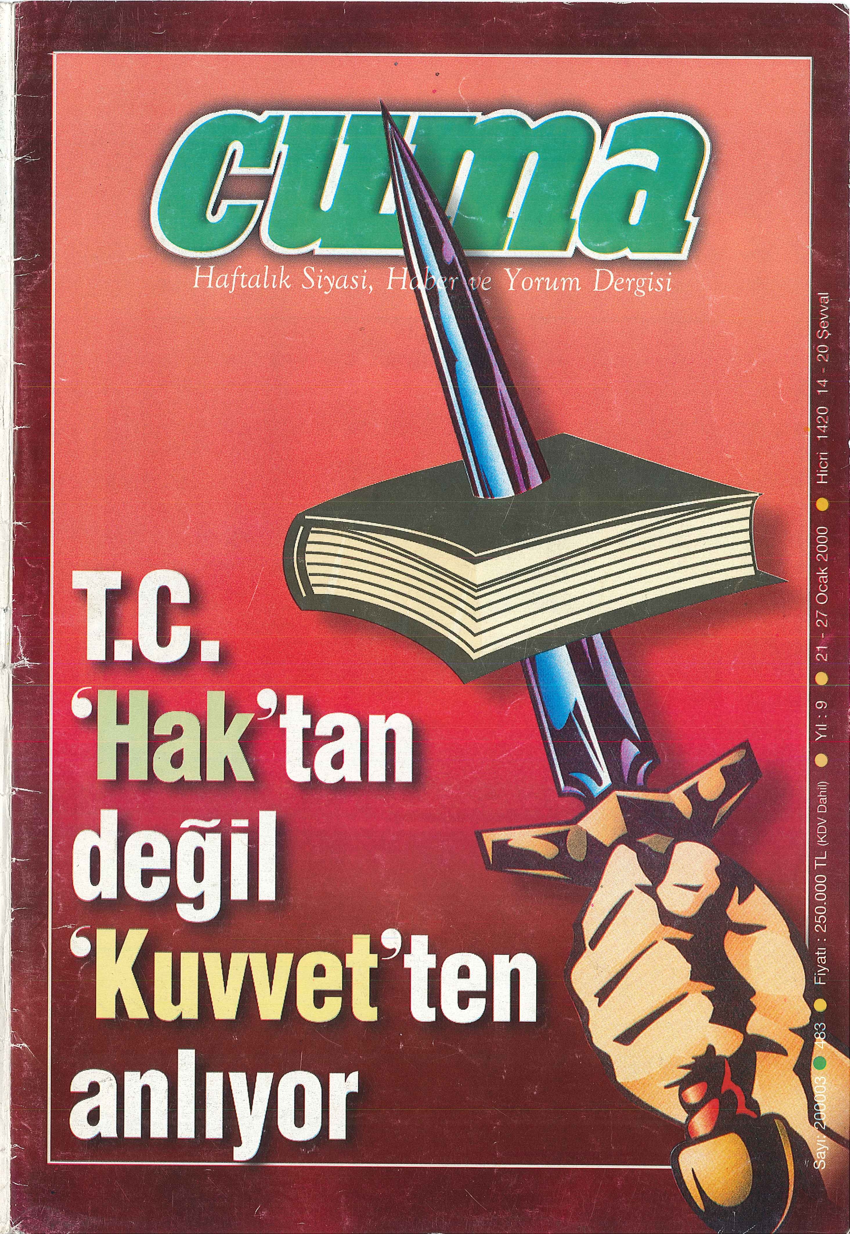1. Cilt 483. Sayı Kapağı
