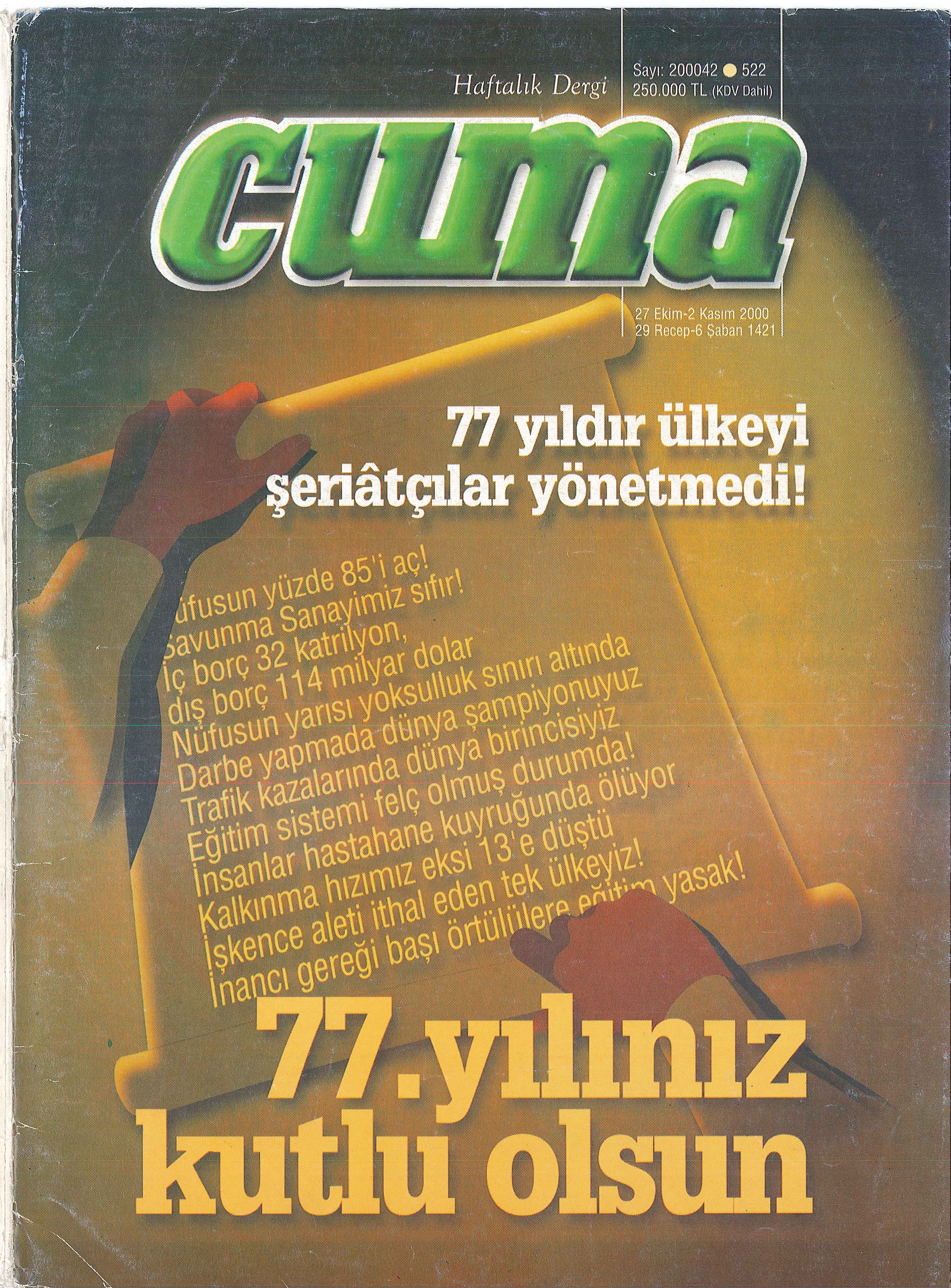 1. Cilt 522. Sayı Kapağı