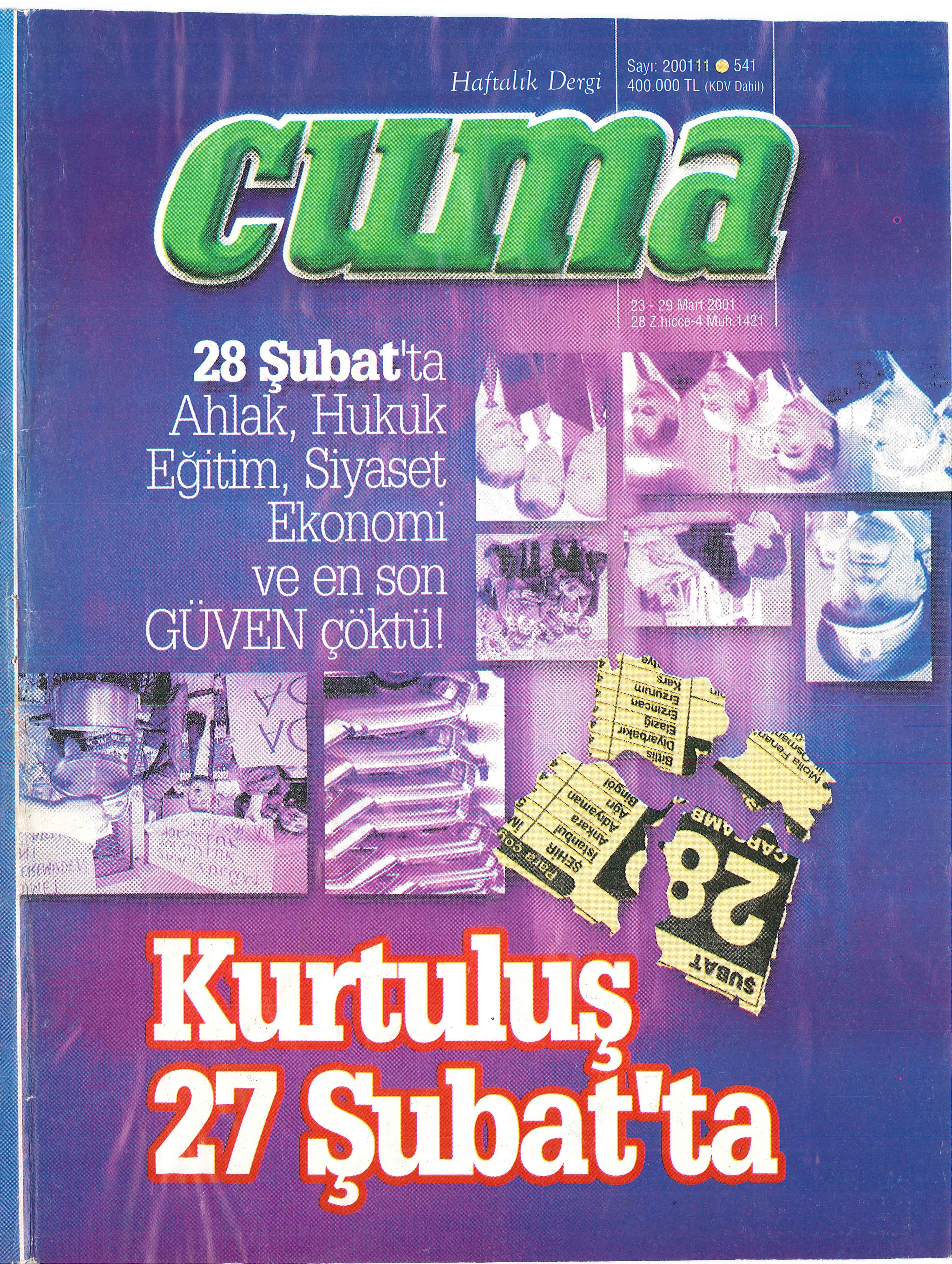 1. Cilt 541. Sayı Kapağı