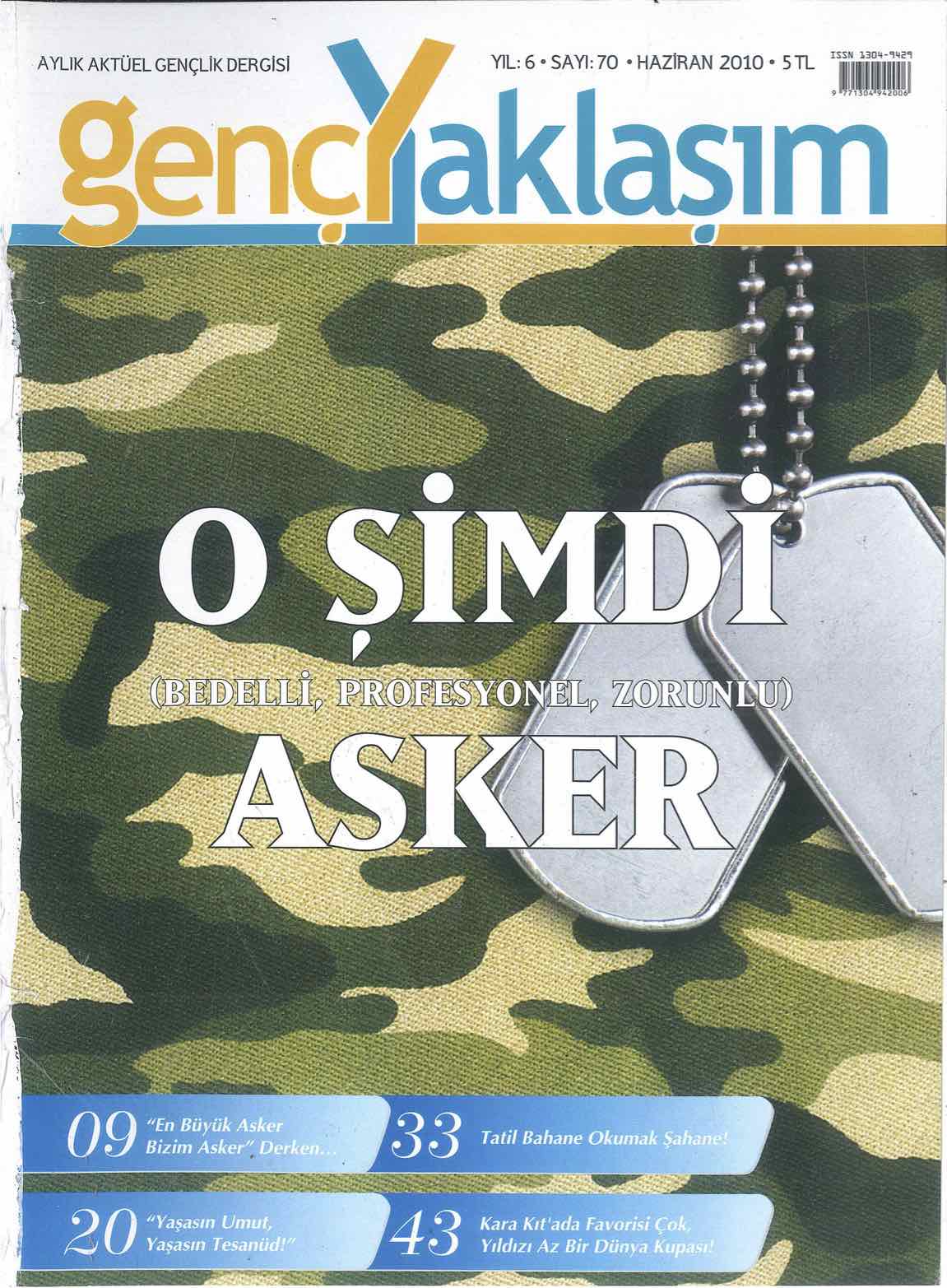 70. Sayı Kapağı