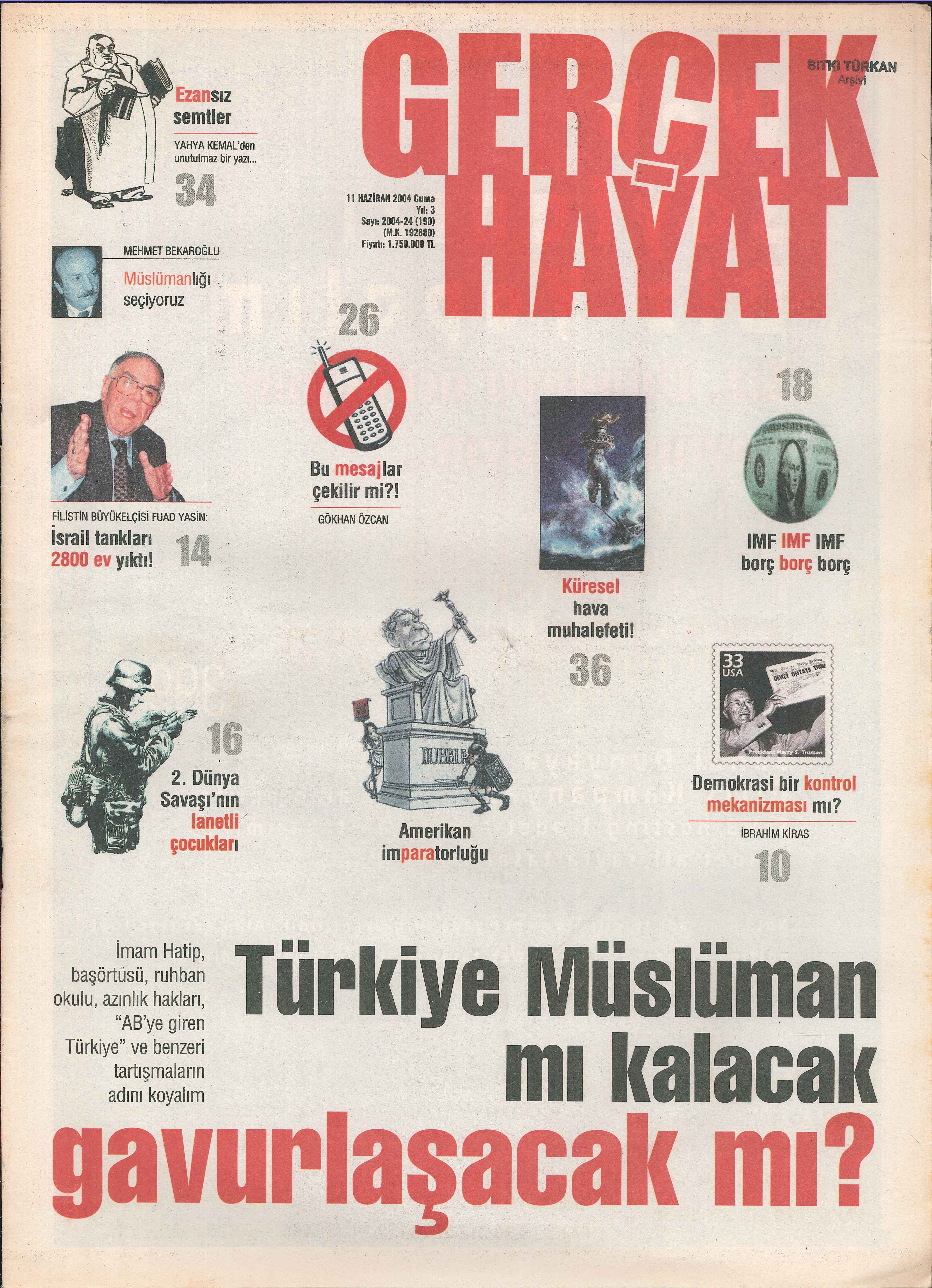 190. Sayı Kapağı