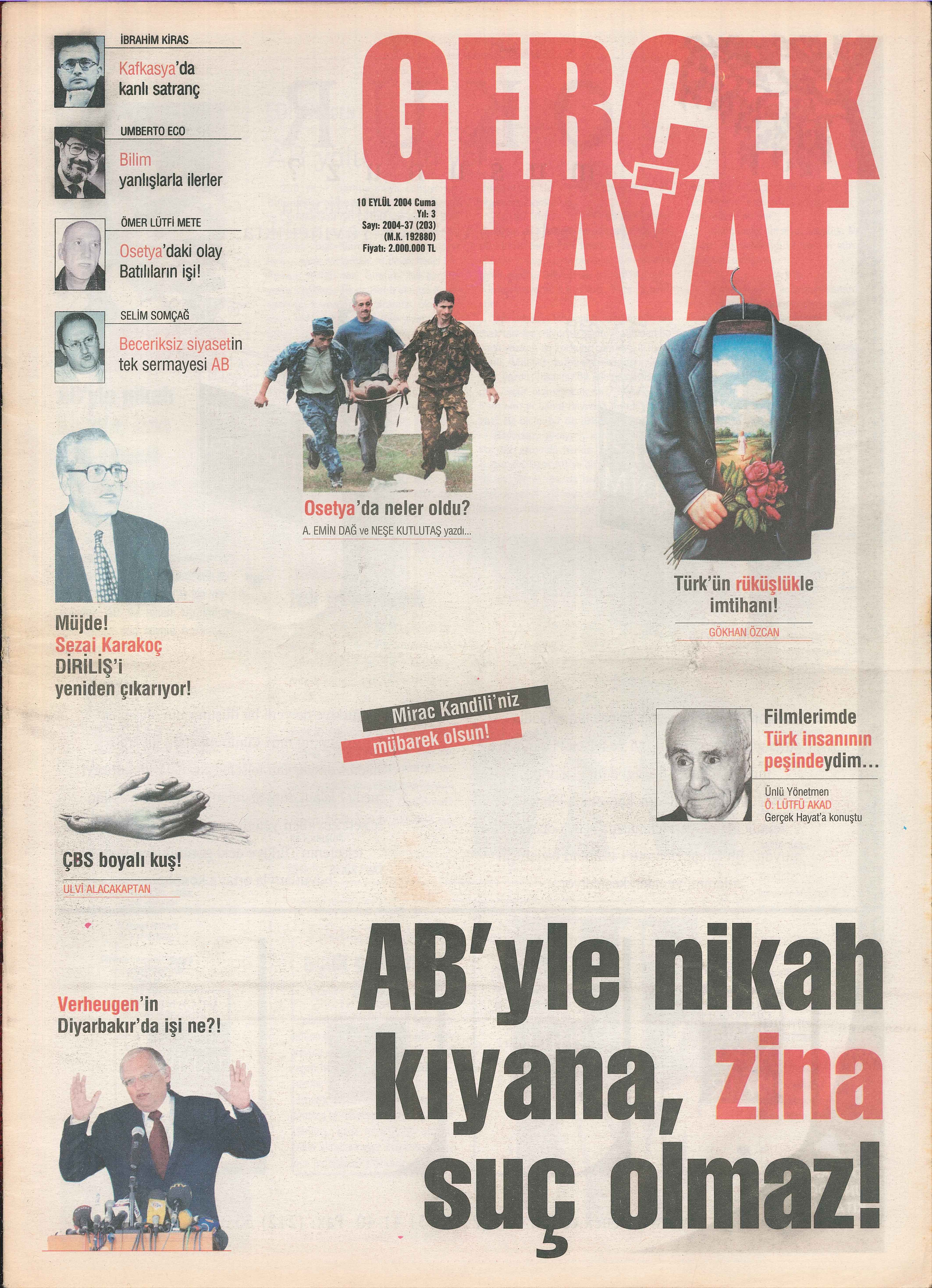 203. Sayı Kapağı