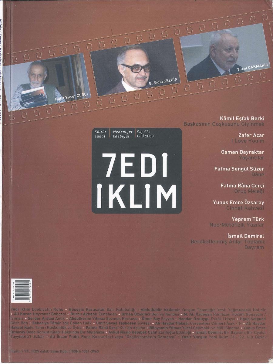 22. Cilt 234. Sayı Kapağı