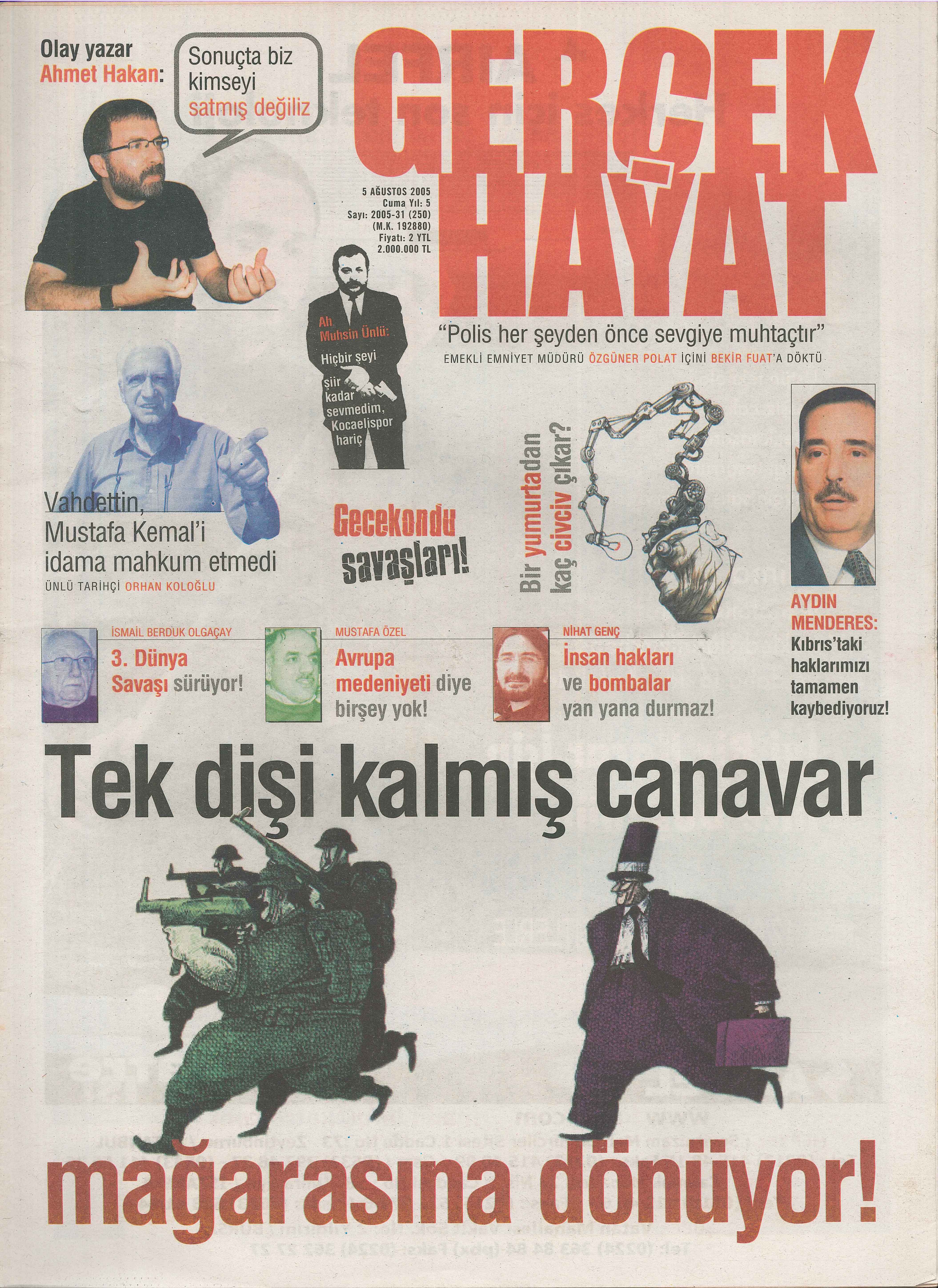 250. Sayı Kapağı