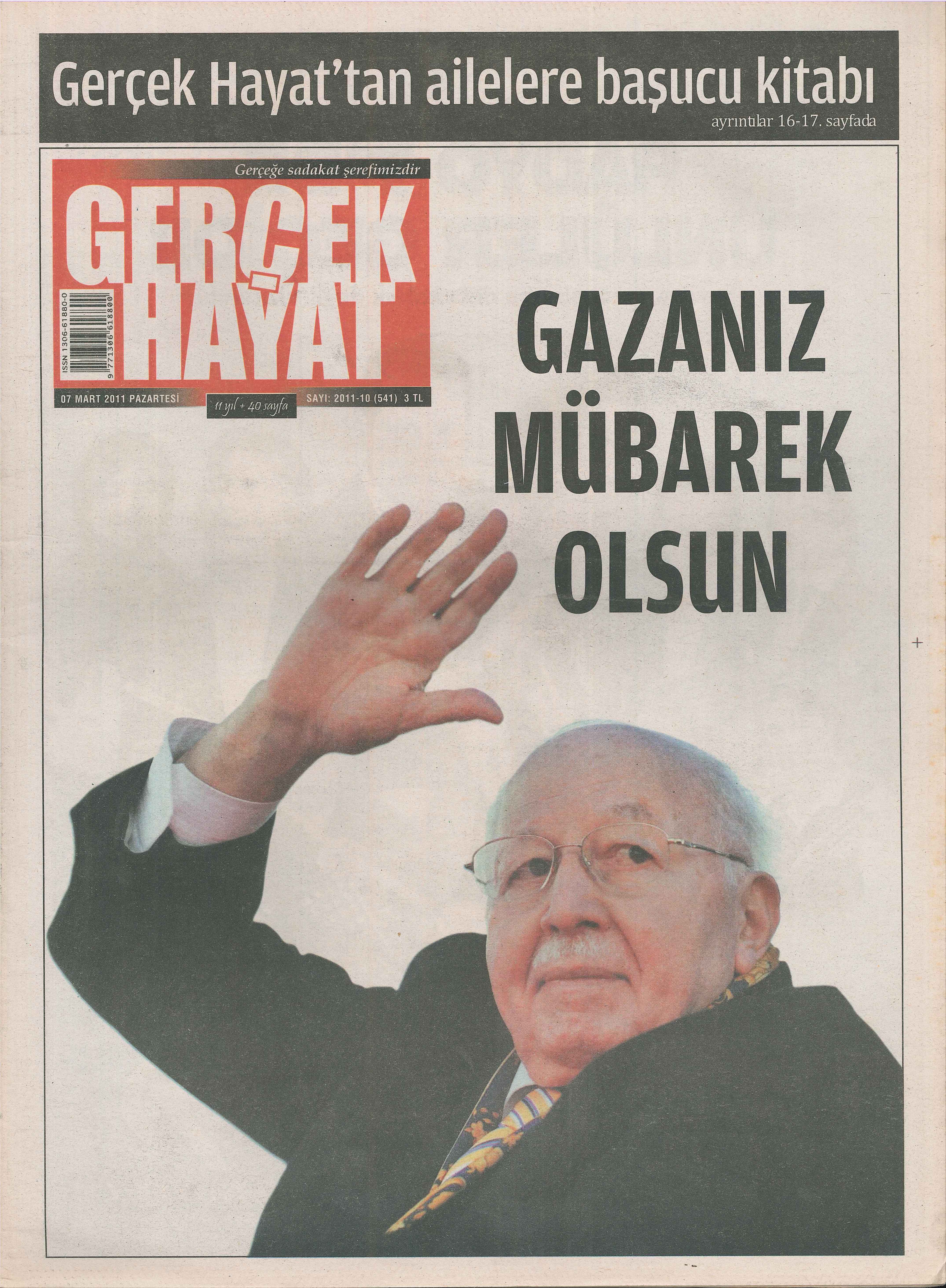 541. Sayı Kapağı