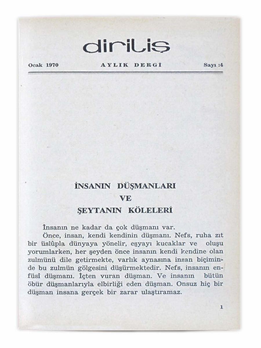 3. Cilt 4. Sayı Kapağı