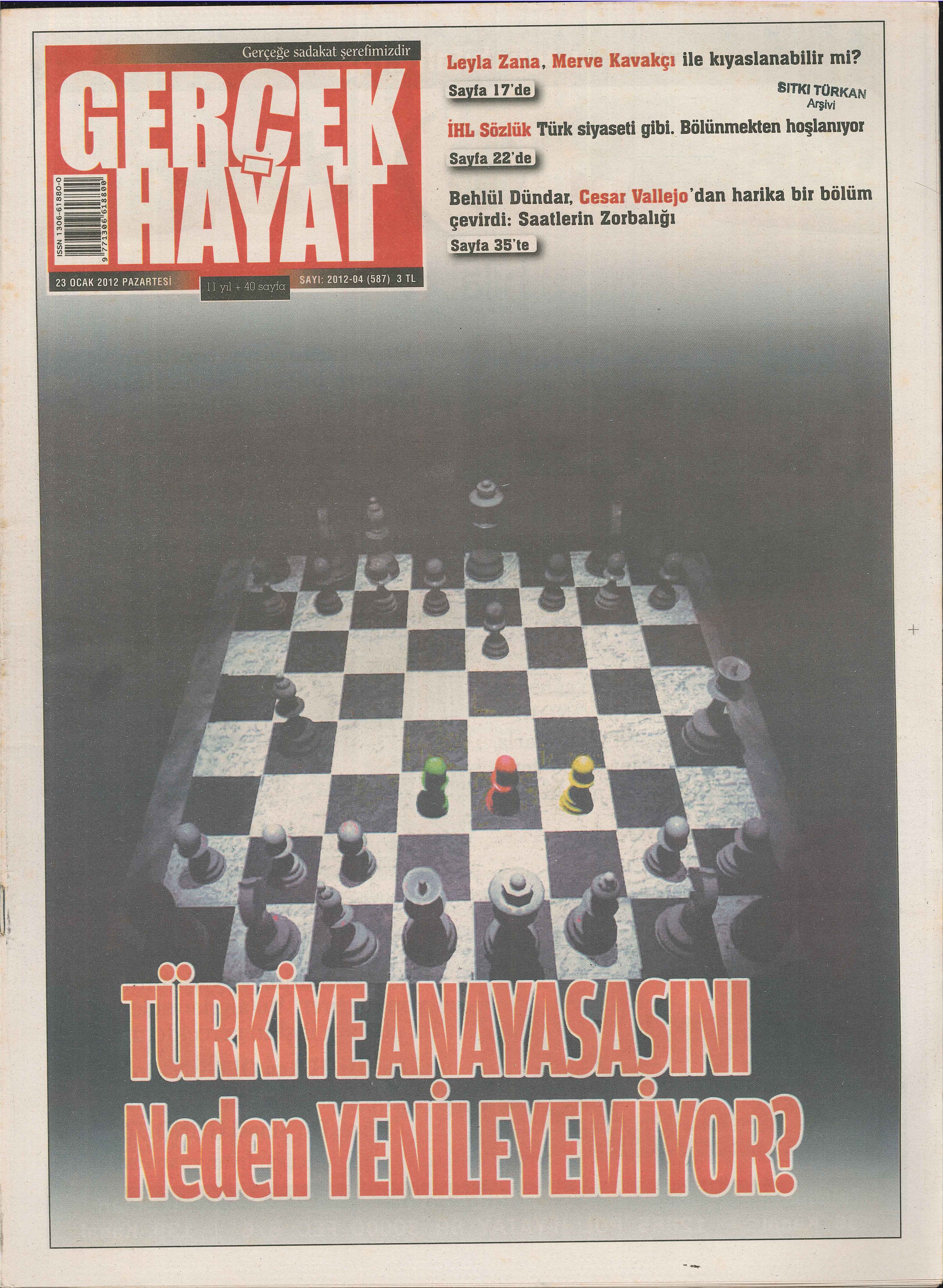 587. Sayı Kapağı
