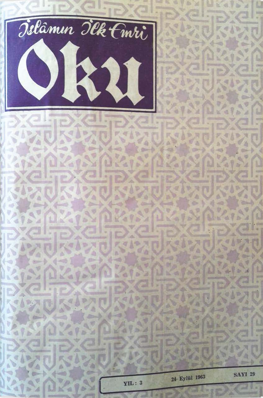 3. Cilt 29. Sayı Kapağı