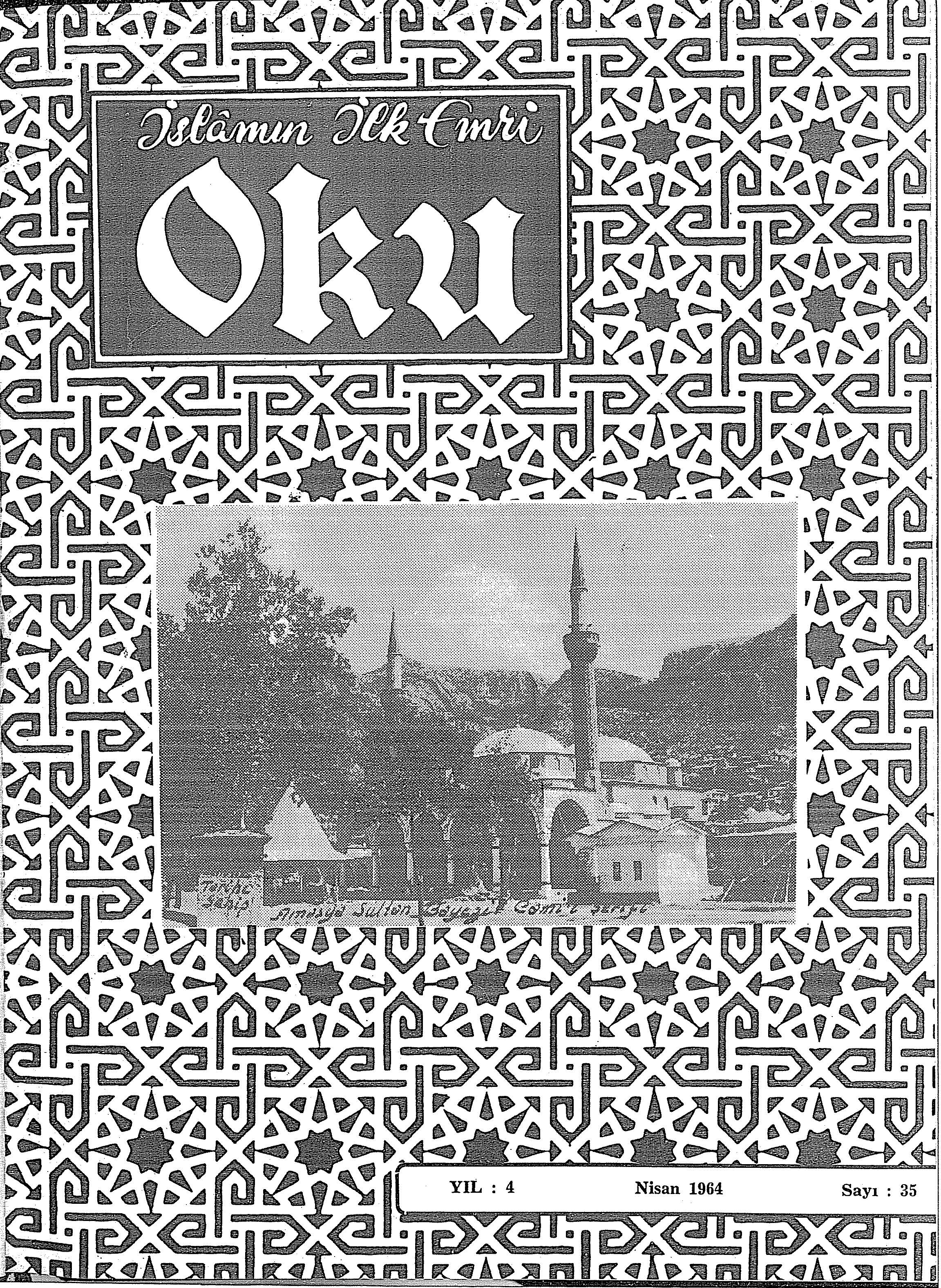 3. Cilt 35. Sayı Kapağı