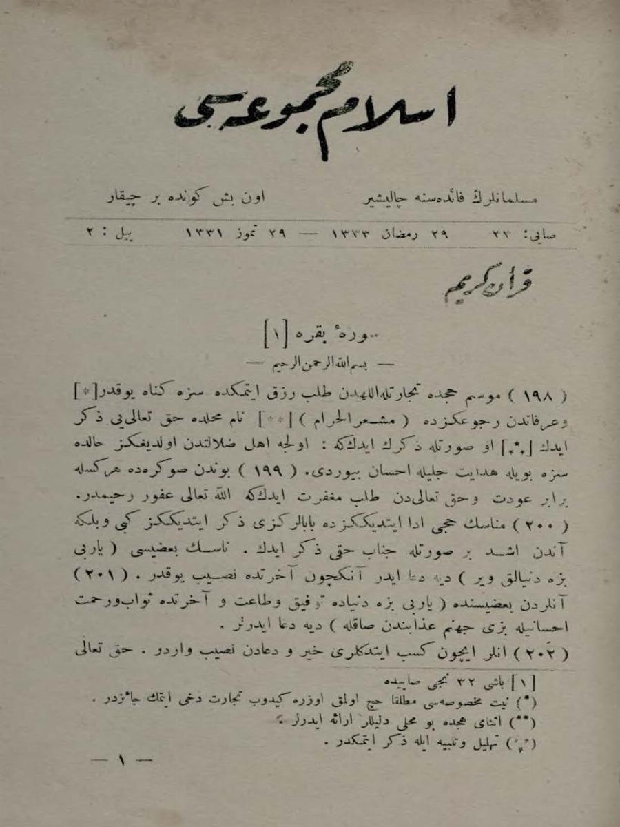 3. Cilt 33. Sayı Kapağı