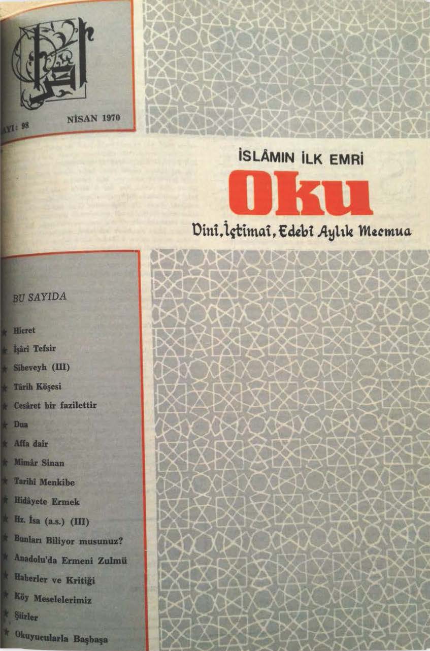 10. Cilt 98. Sayı Kapağı