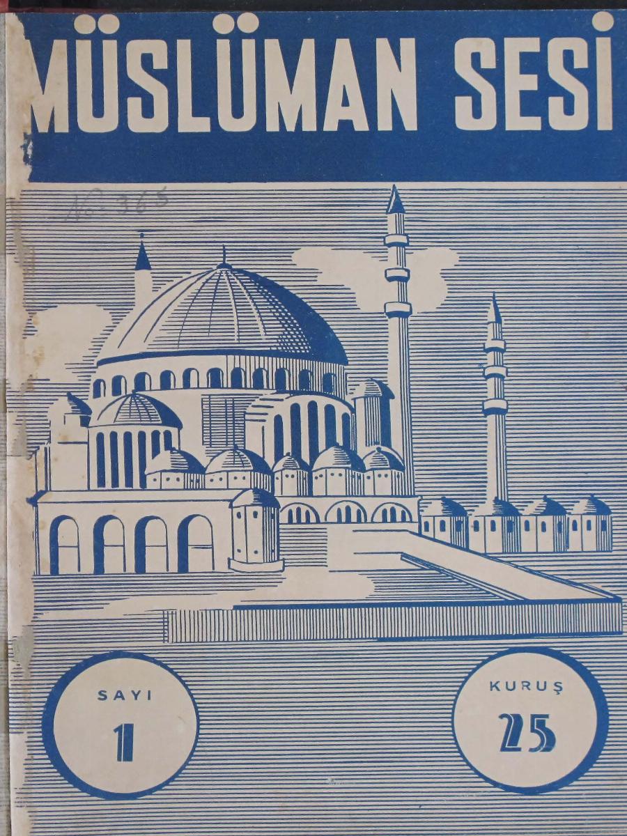 1. Cilt 1. Sayı Kapağı