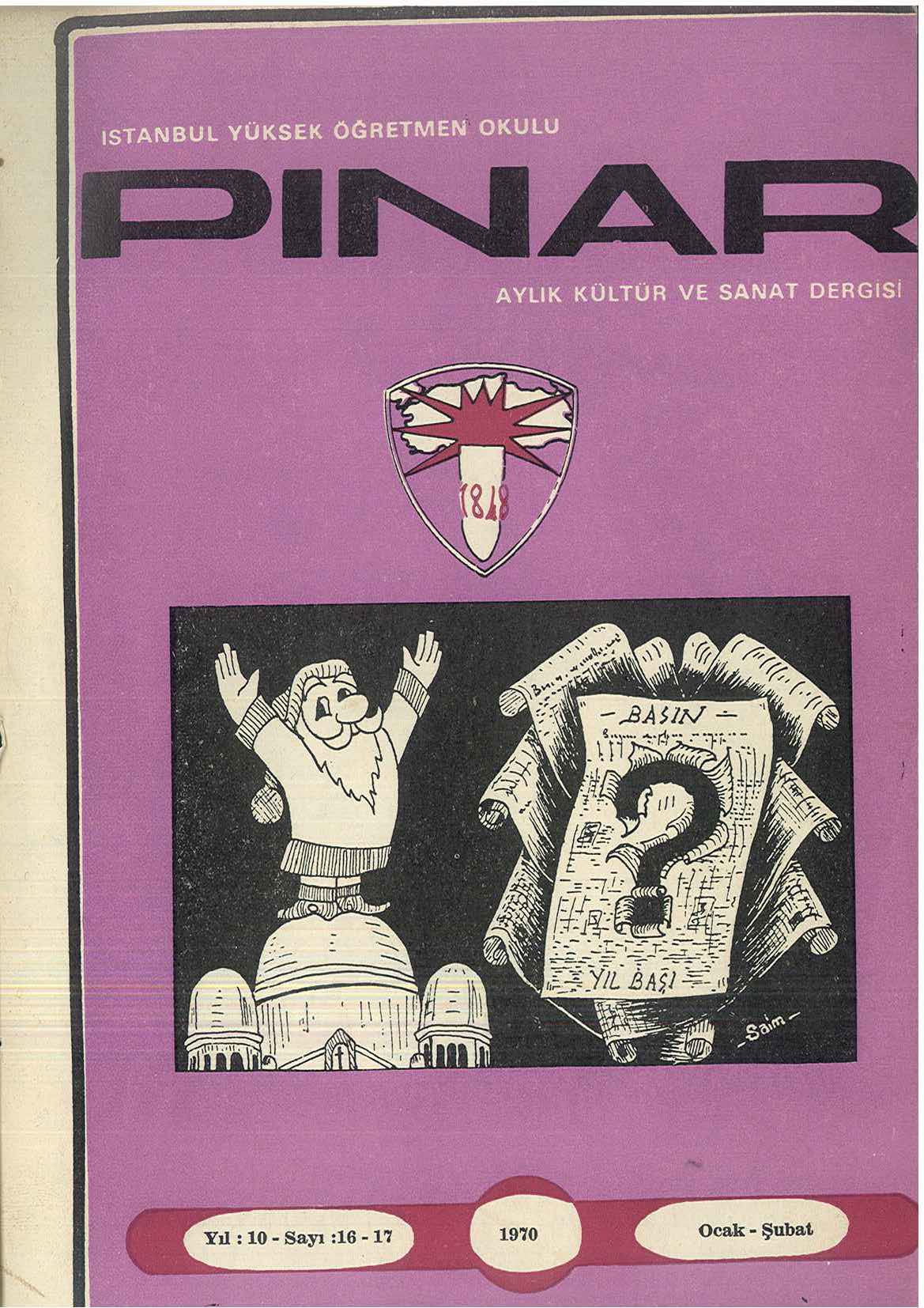 1. Cilt 16-17. Sayı Kapağı
