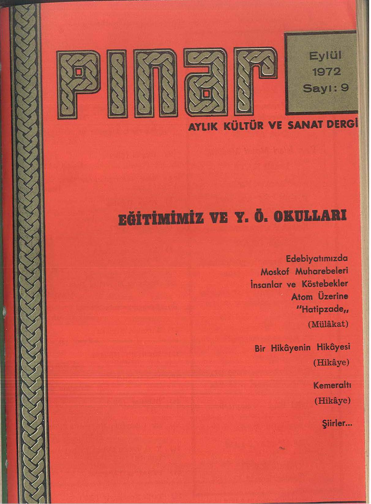 2. Cilt 9. Sayı Kapağı
