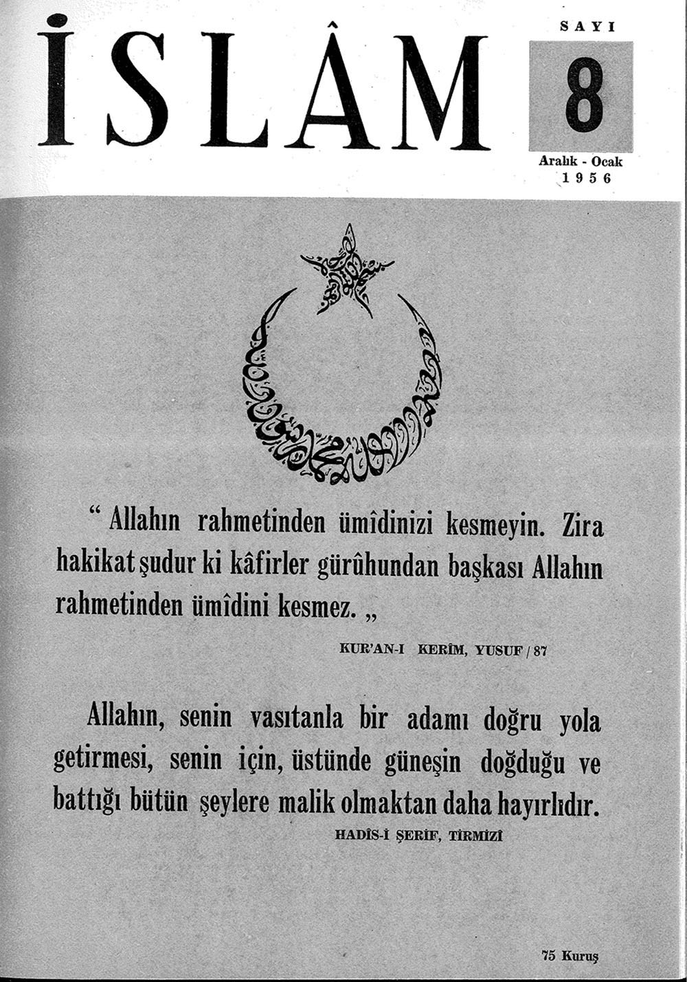 1. Cilt 8. Sayı Kapağı