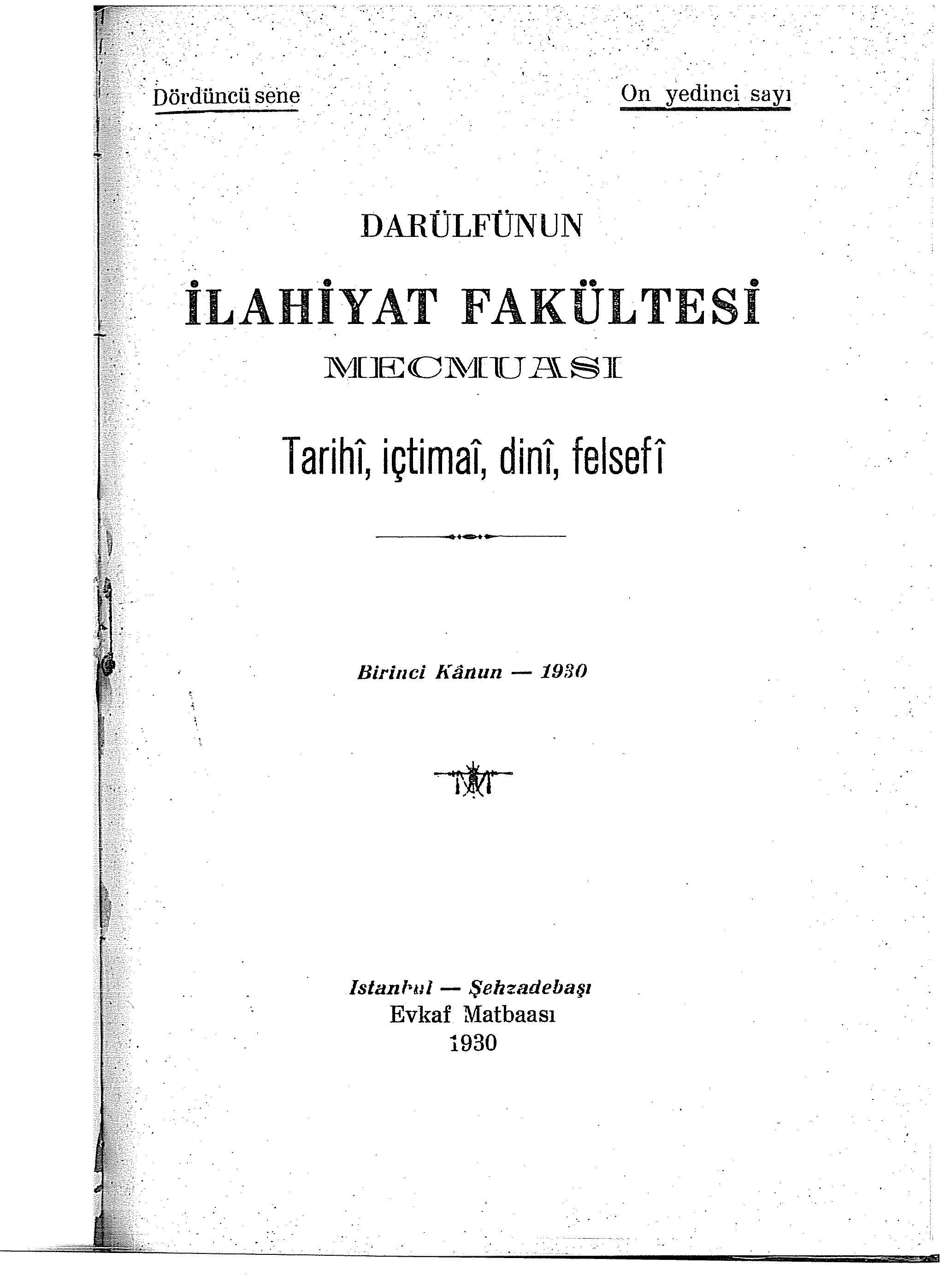 4. Cilt 17. Sayı Kapağı