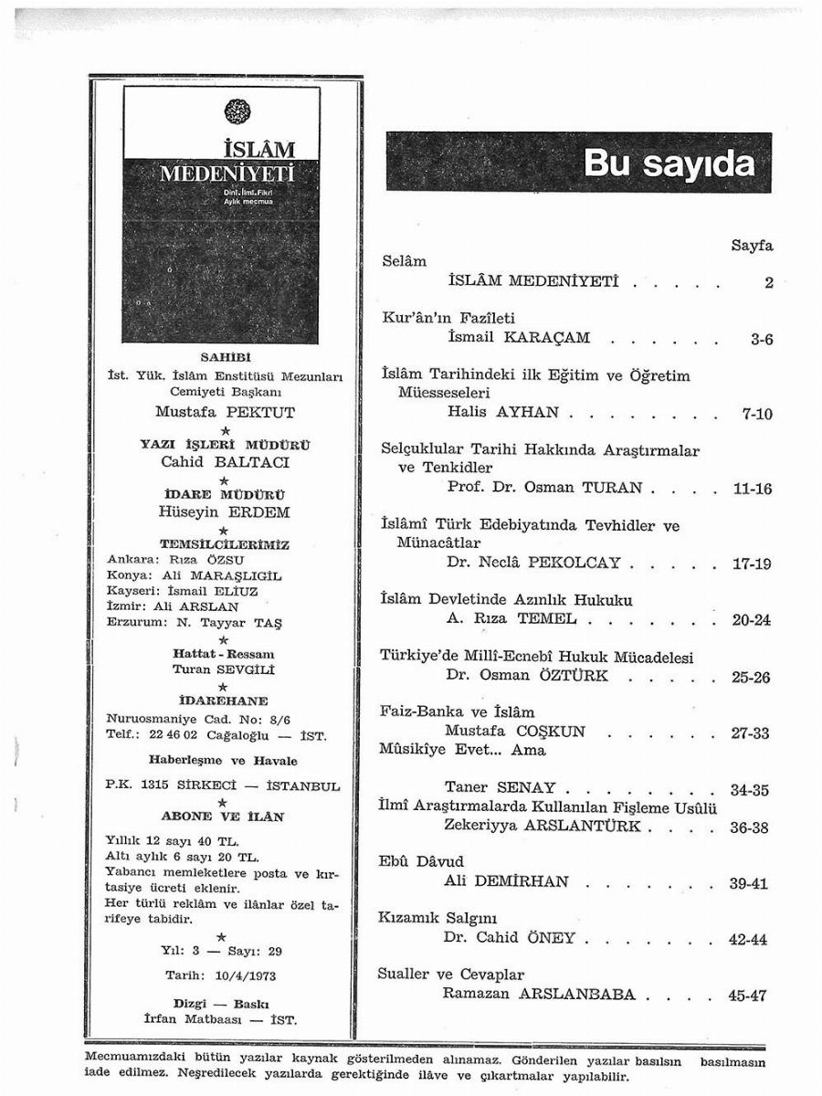 3. Cilt 30. Sayı Kapağı