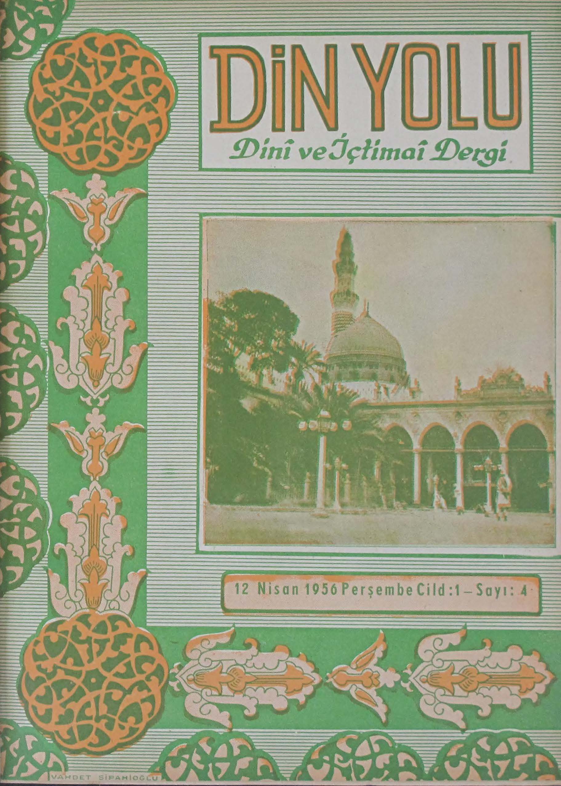 1. Cilt 4. Sayı Kapağı