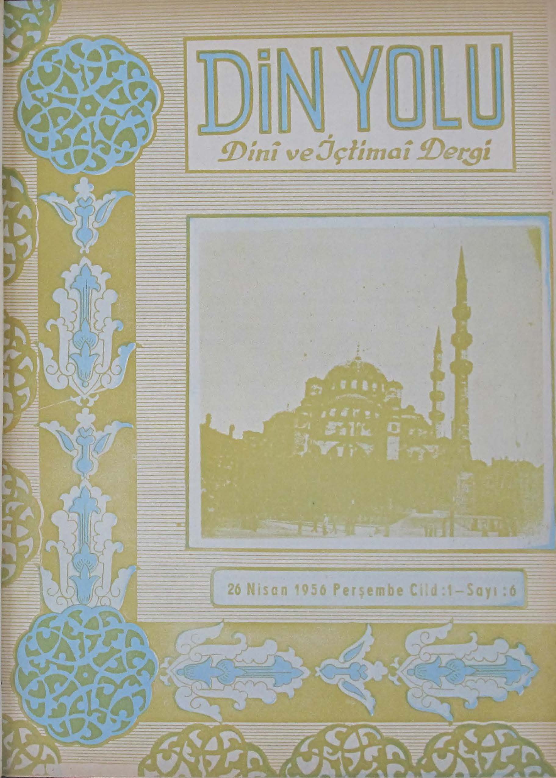 1. Cilt 6. Sayı Kapağı