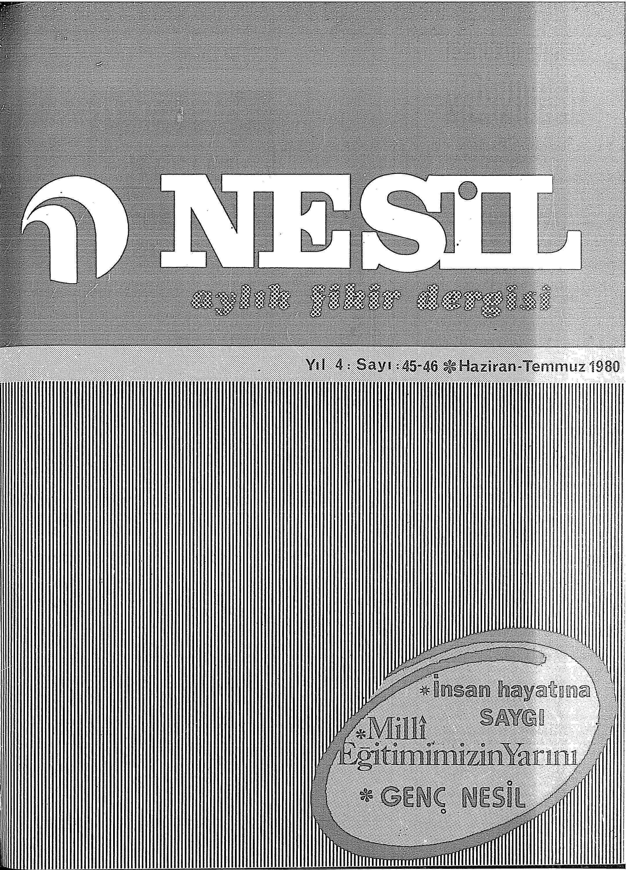 4. Cilt 45-46. Sayı Kapağı