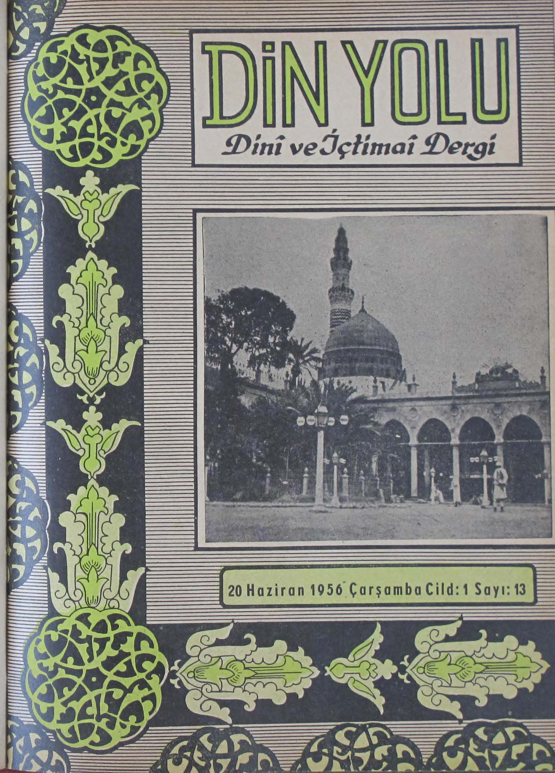 1. Cilt 13. Sayı Kapağı