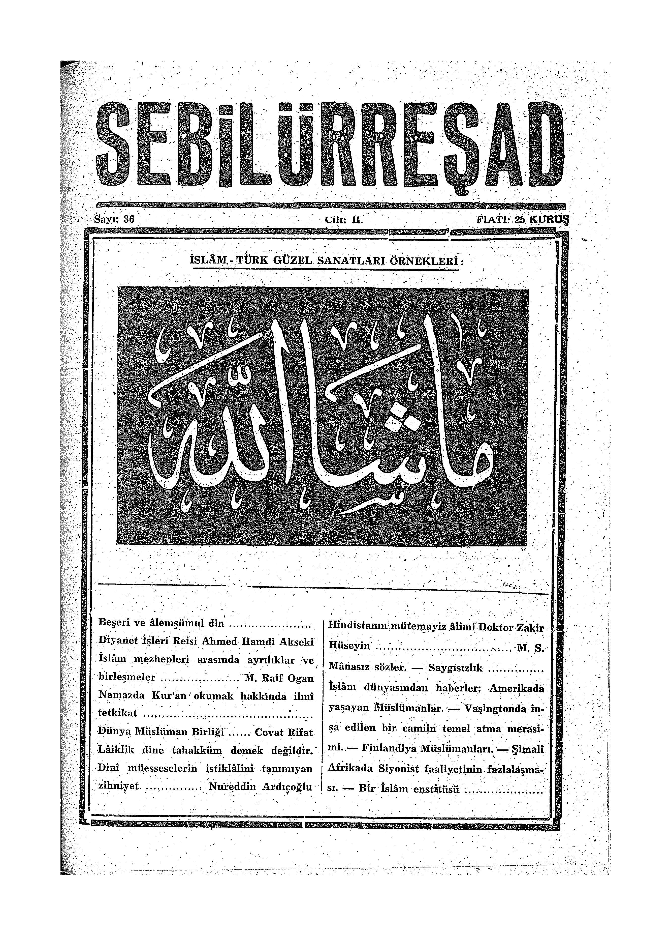 2. Cilt 36. Sayı Kapağı