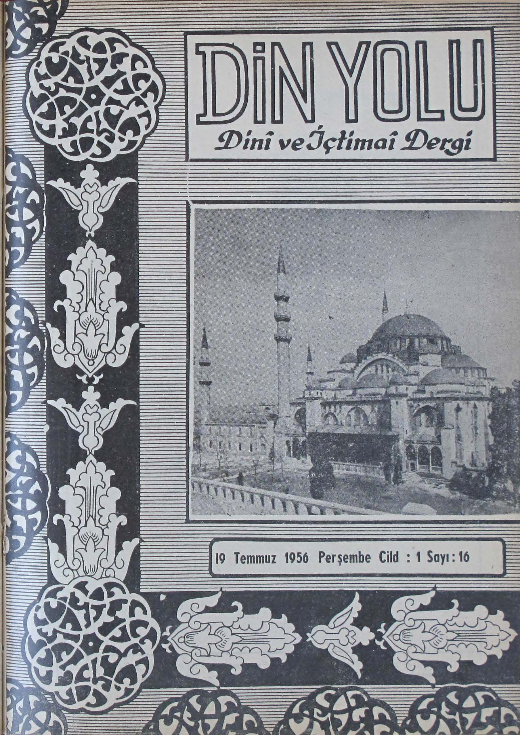 1. Cilt 16. Sayı Kapağı