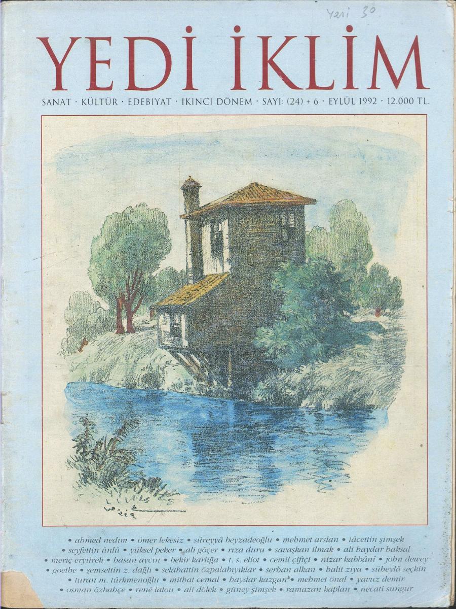 3. Cilt 24+6. Sayı Kapağı