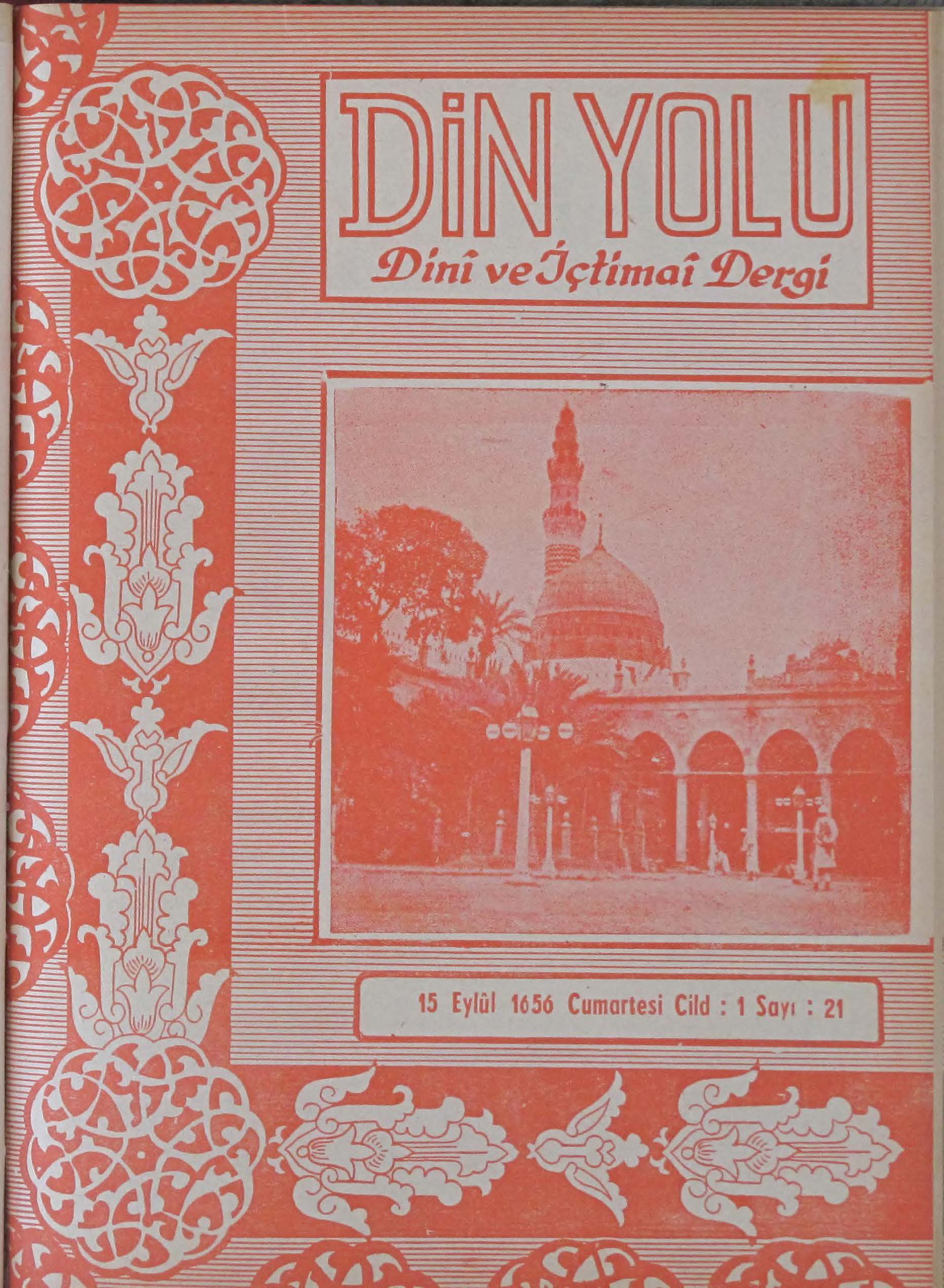 1. Cilt 21. Sayı Kapağı