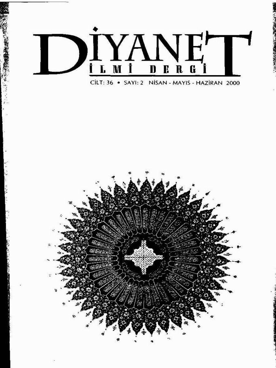 36. Cilt 2. Sayı Kapağı