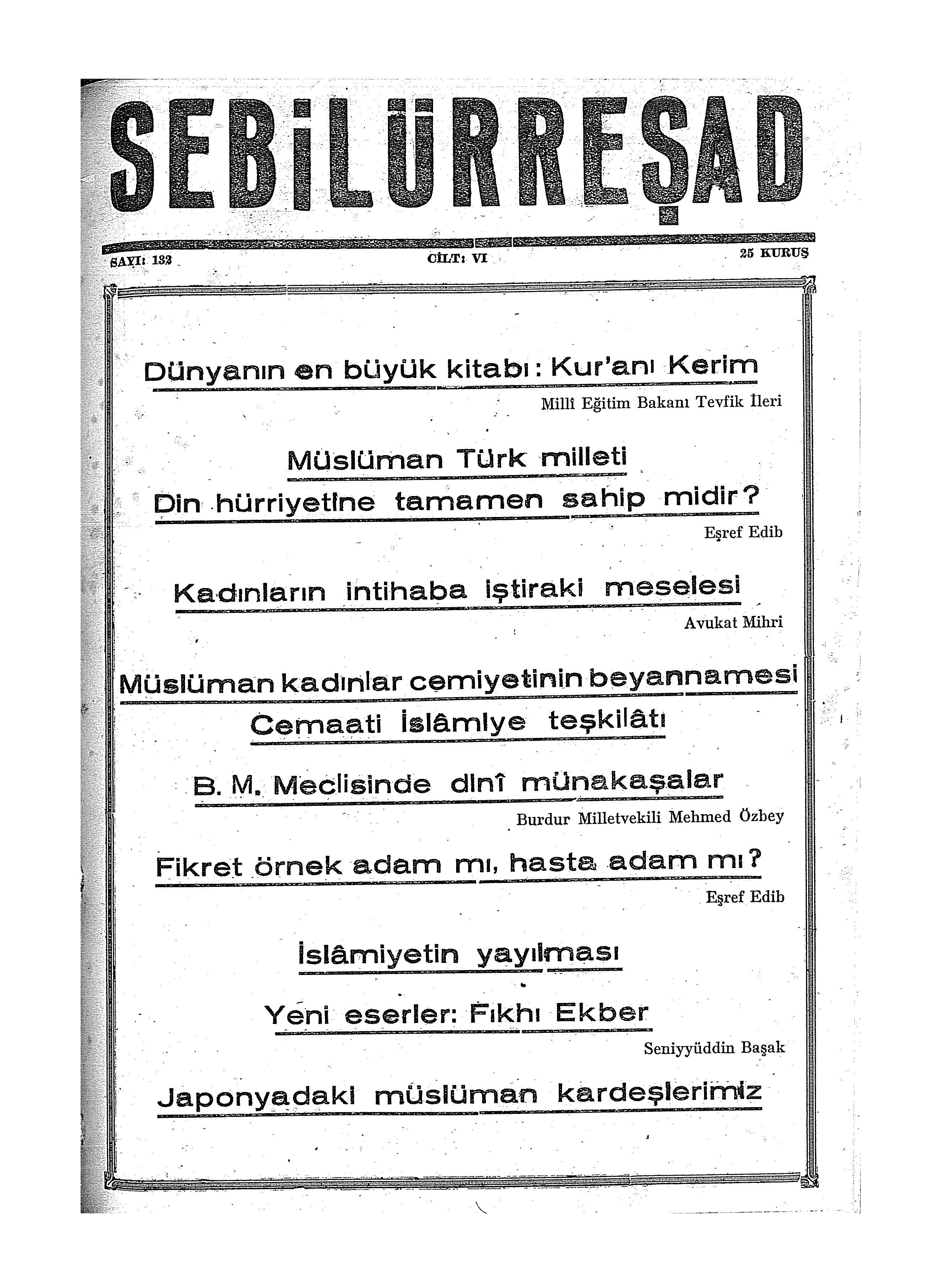 6. Cilt 132. Sayı Kapağı