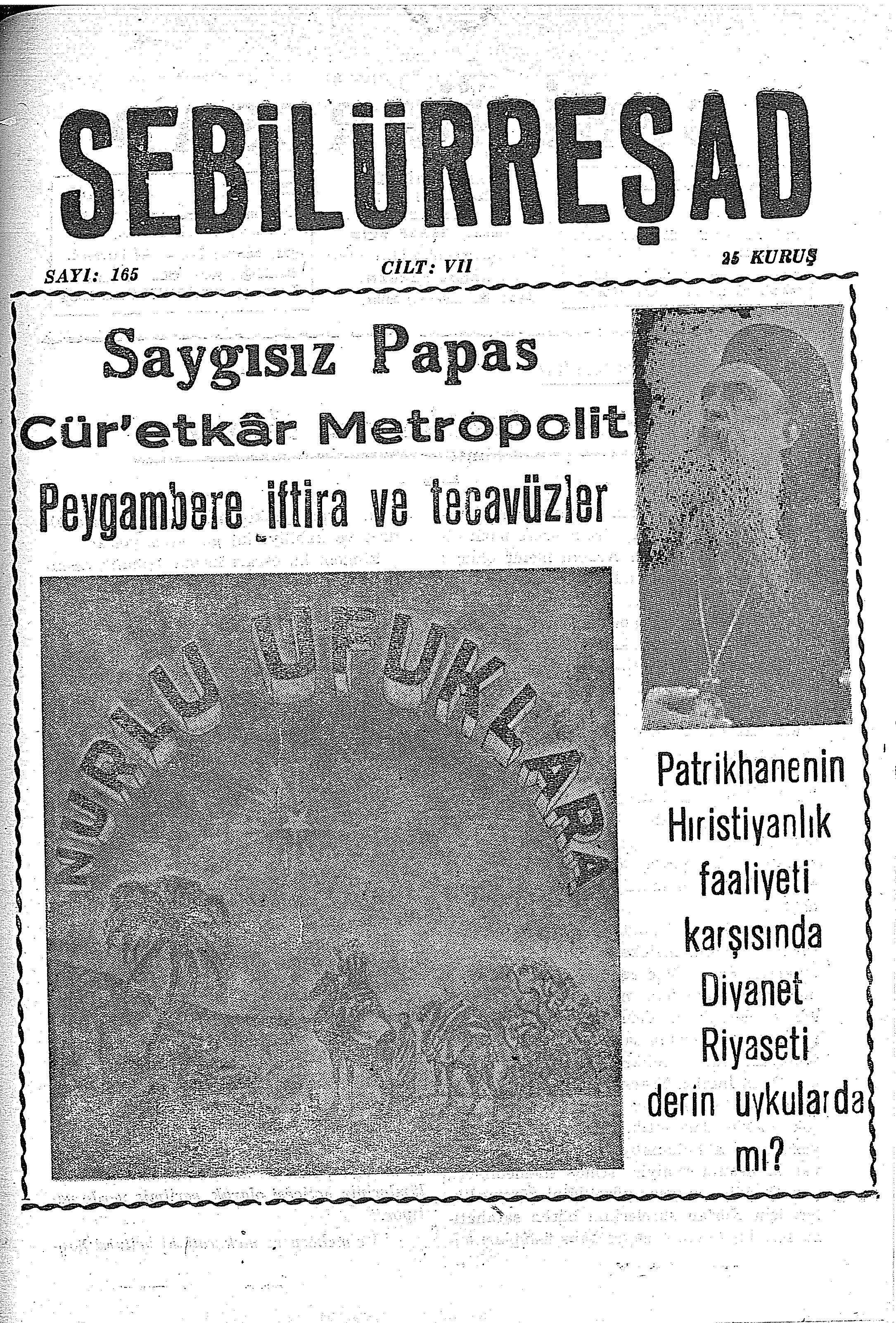 7. Cilt 165. Sayı Kapağı