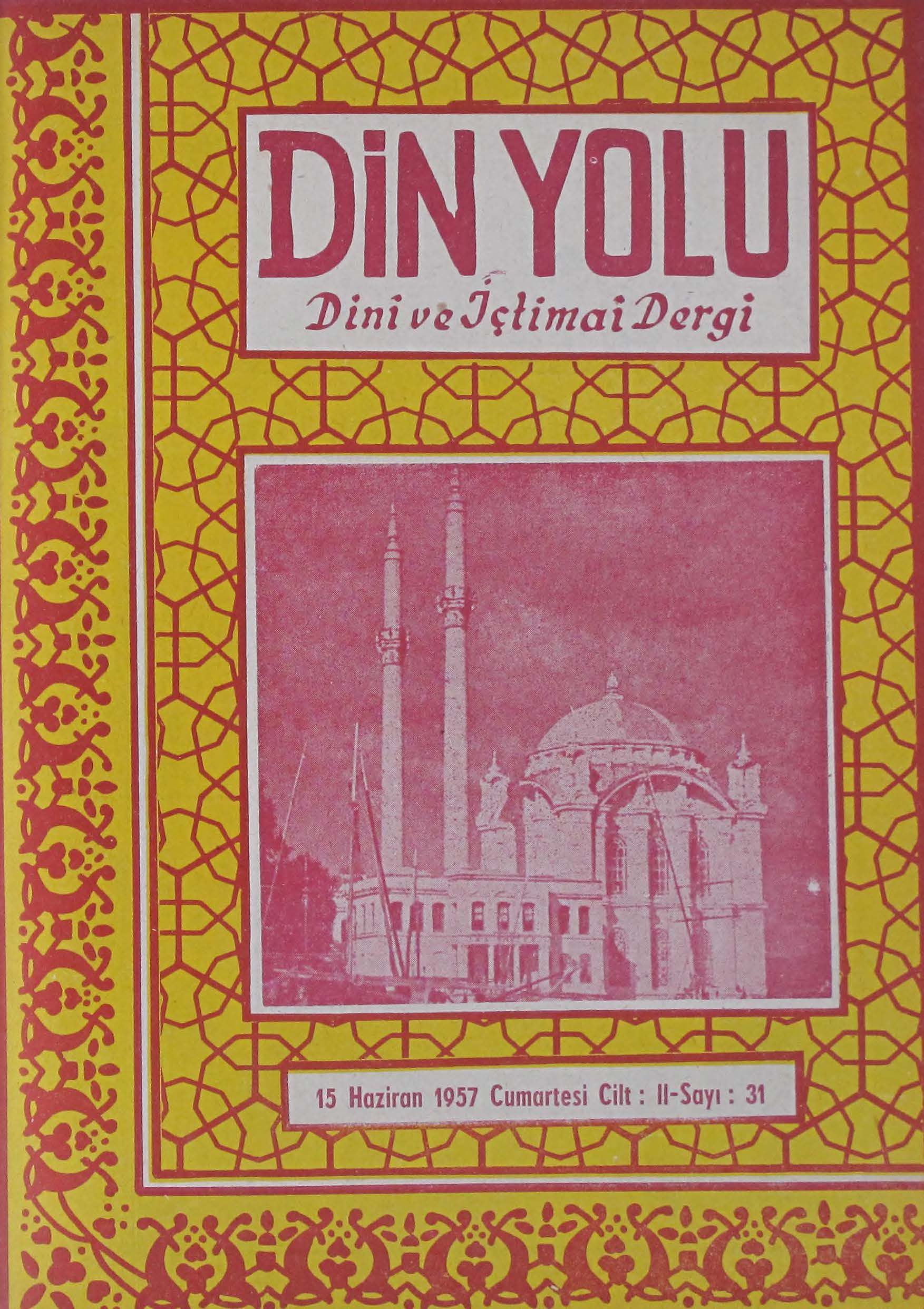 2. Cilt 31. Sayı Kapağı