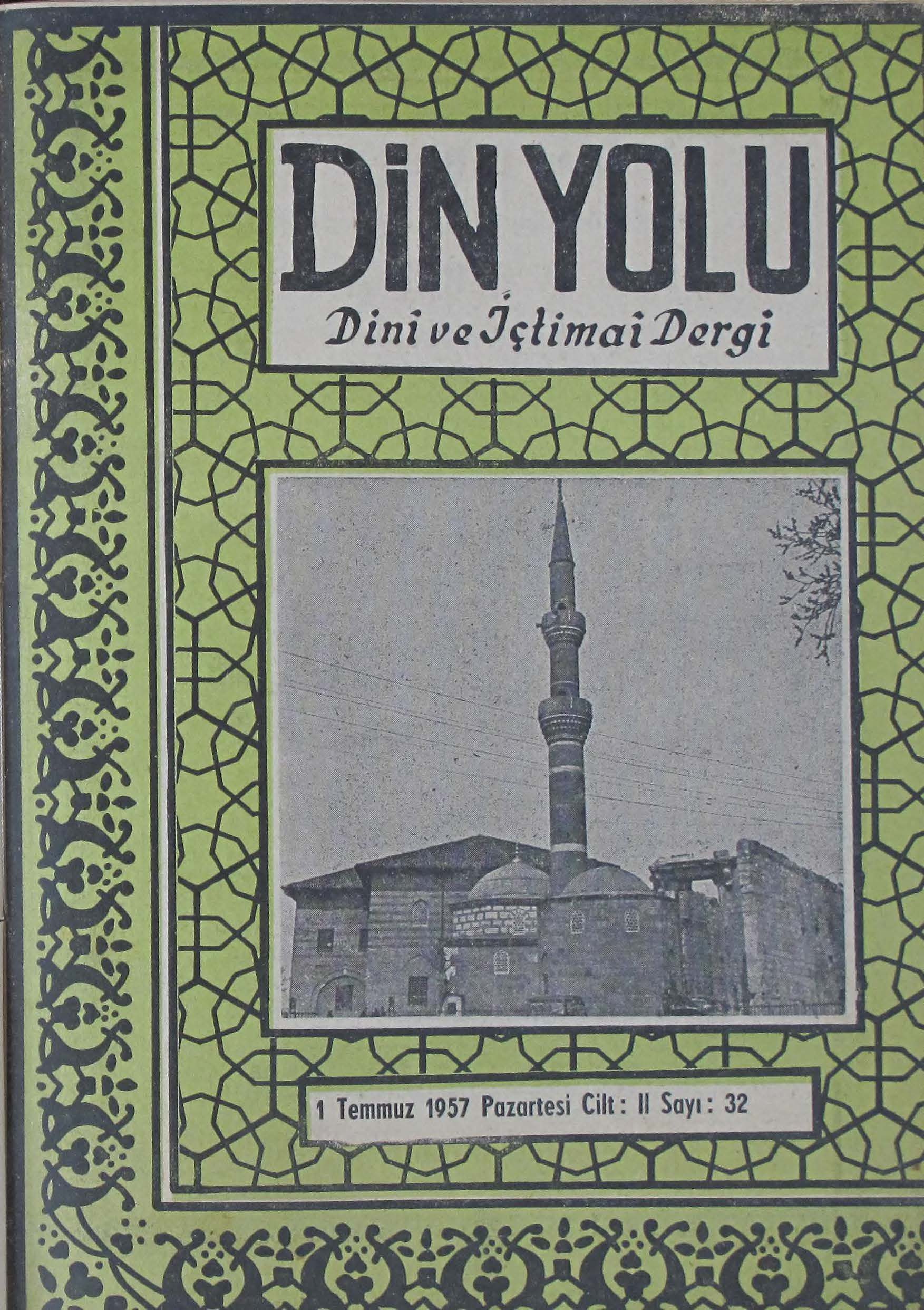 2. Cilt 32. Sayı Kapağı