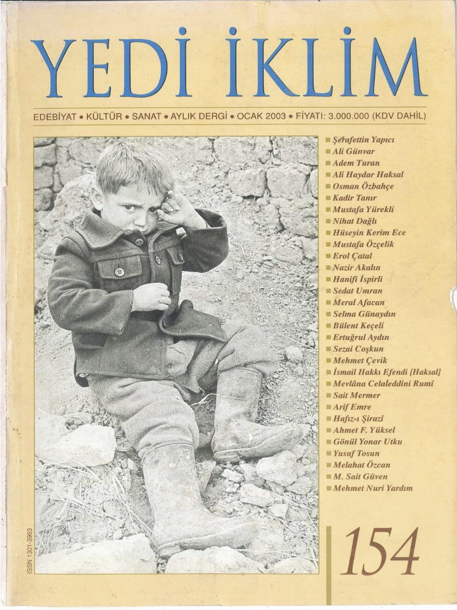 16. Cilt 154. Sayı Kapağı