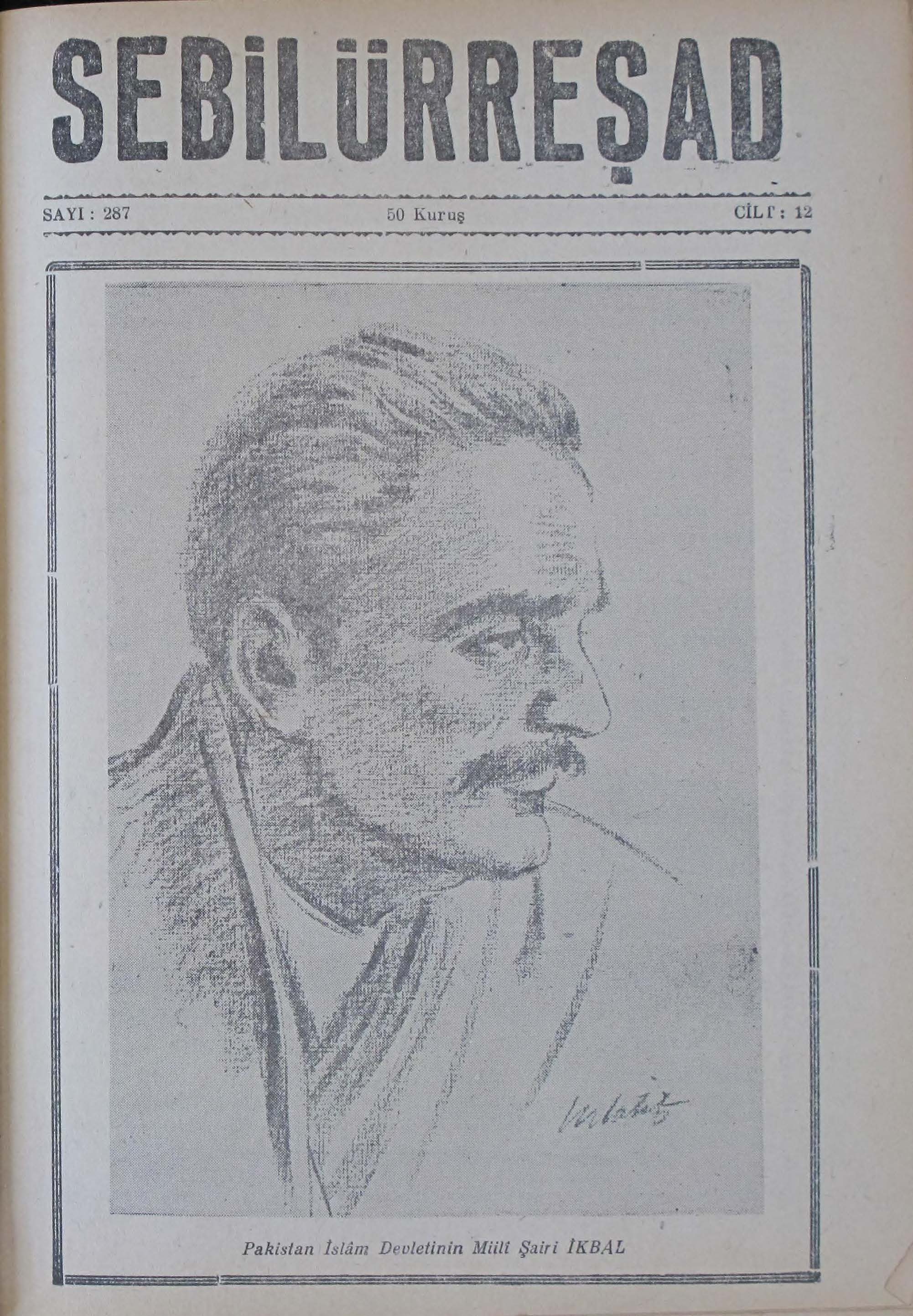 12. Cilt 287. Sayı Kapağı