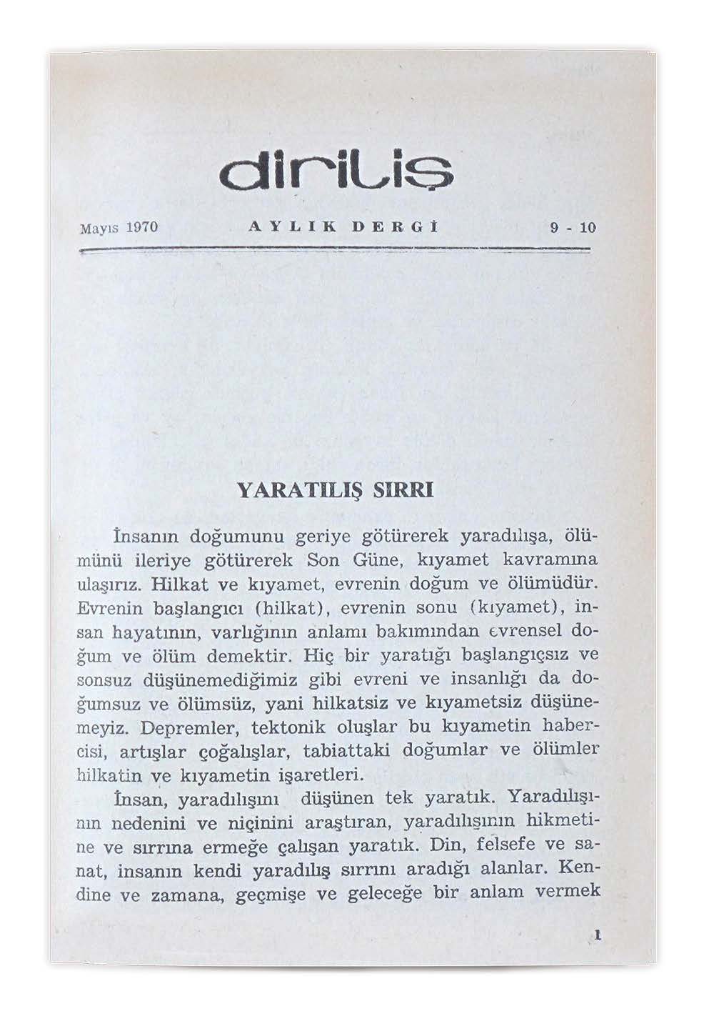3. Cilt 9-10. Sayı Kapağı