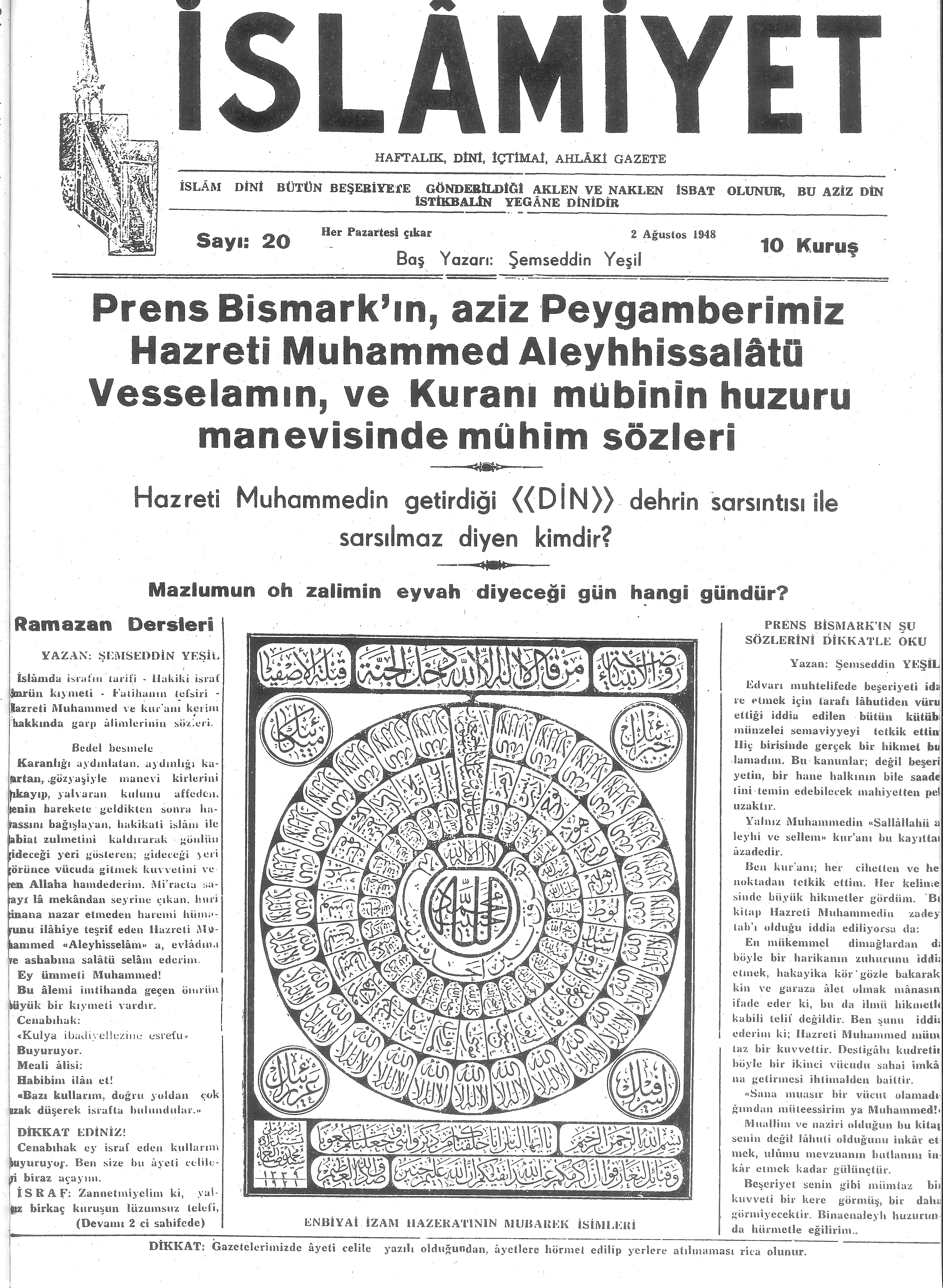 1. Cilt 20. Sayı Kapağı