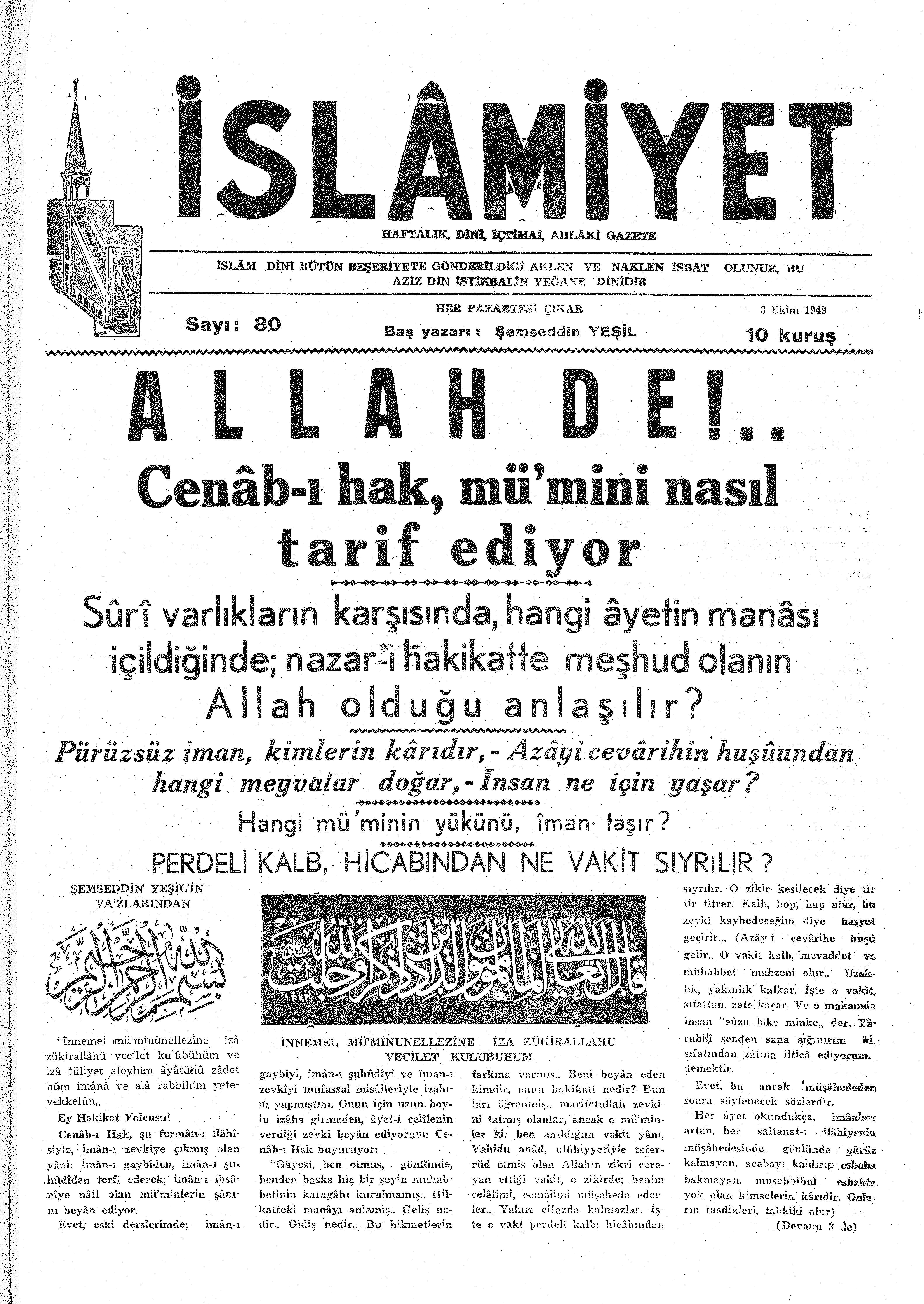 2. Cilt 80. Sayı Kapağı
