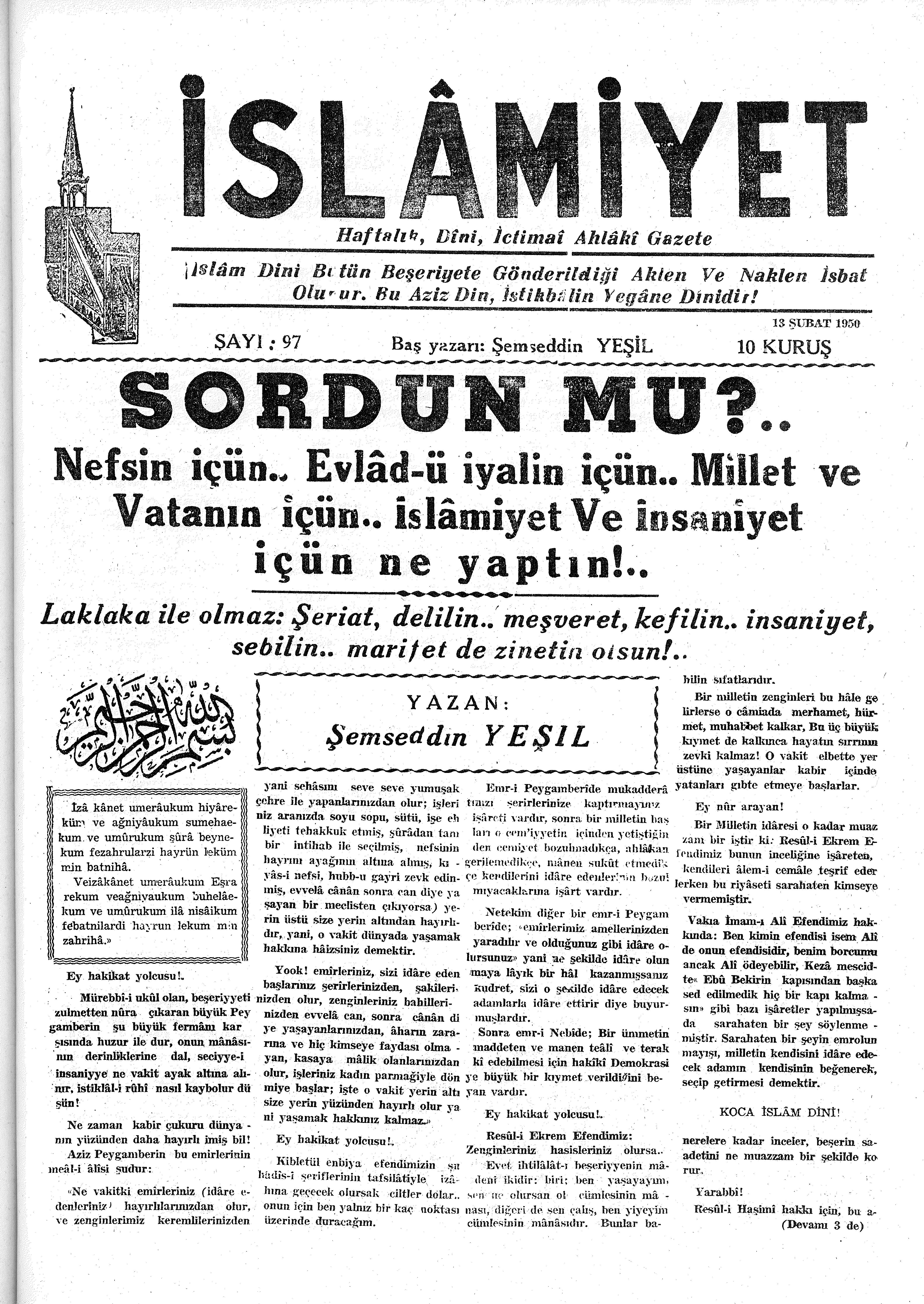 2. Cilt 97. Sayı Kapağı