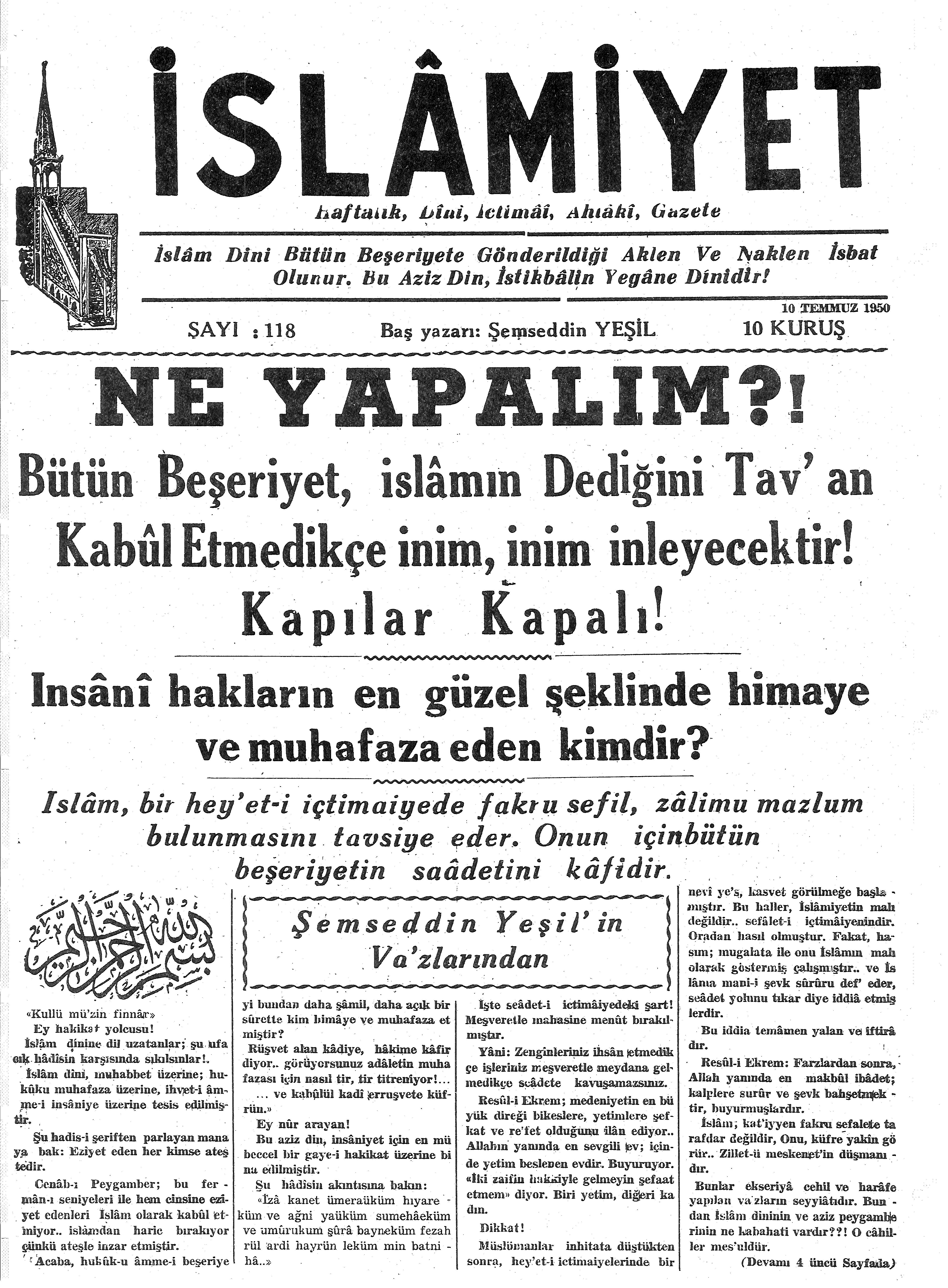 3. Cilt 118. Sayı Kapağı